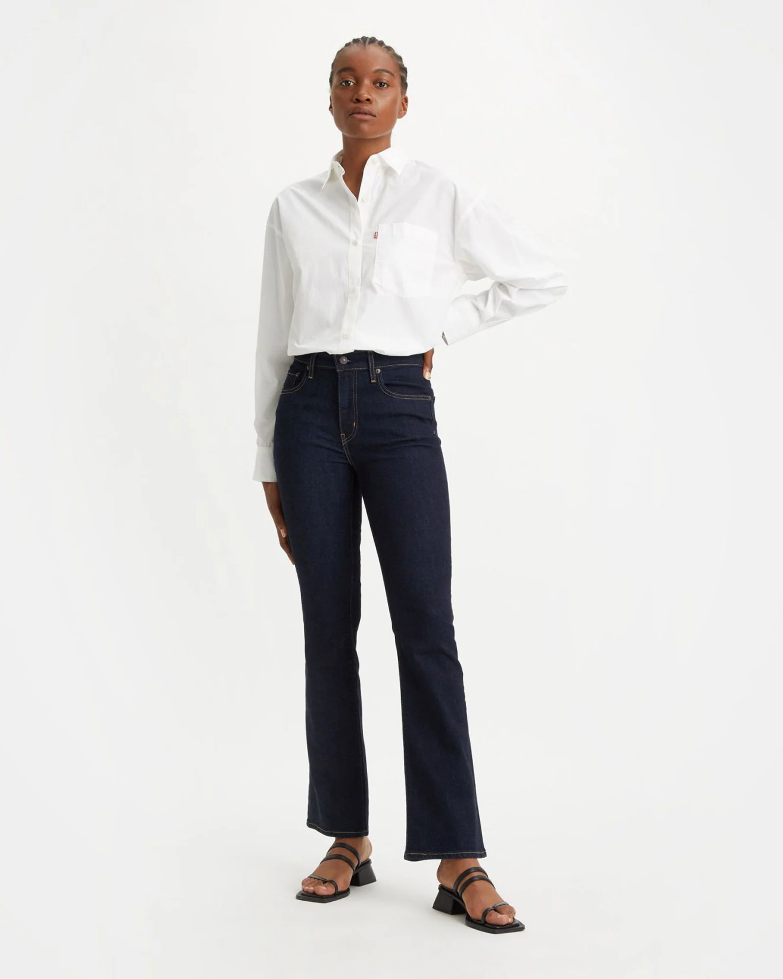 Levi's® Womens 725 High Rise Bootcut Jeans - Blue Wave Rinse - Image 5