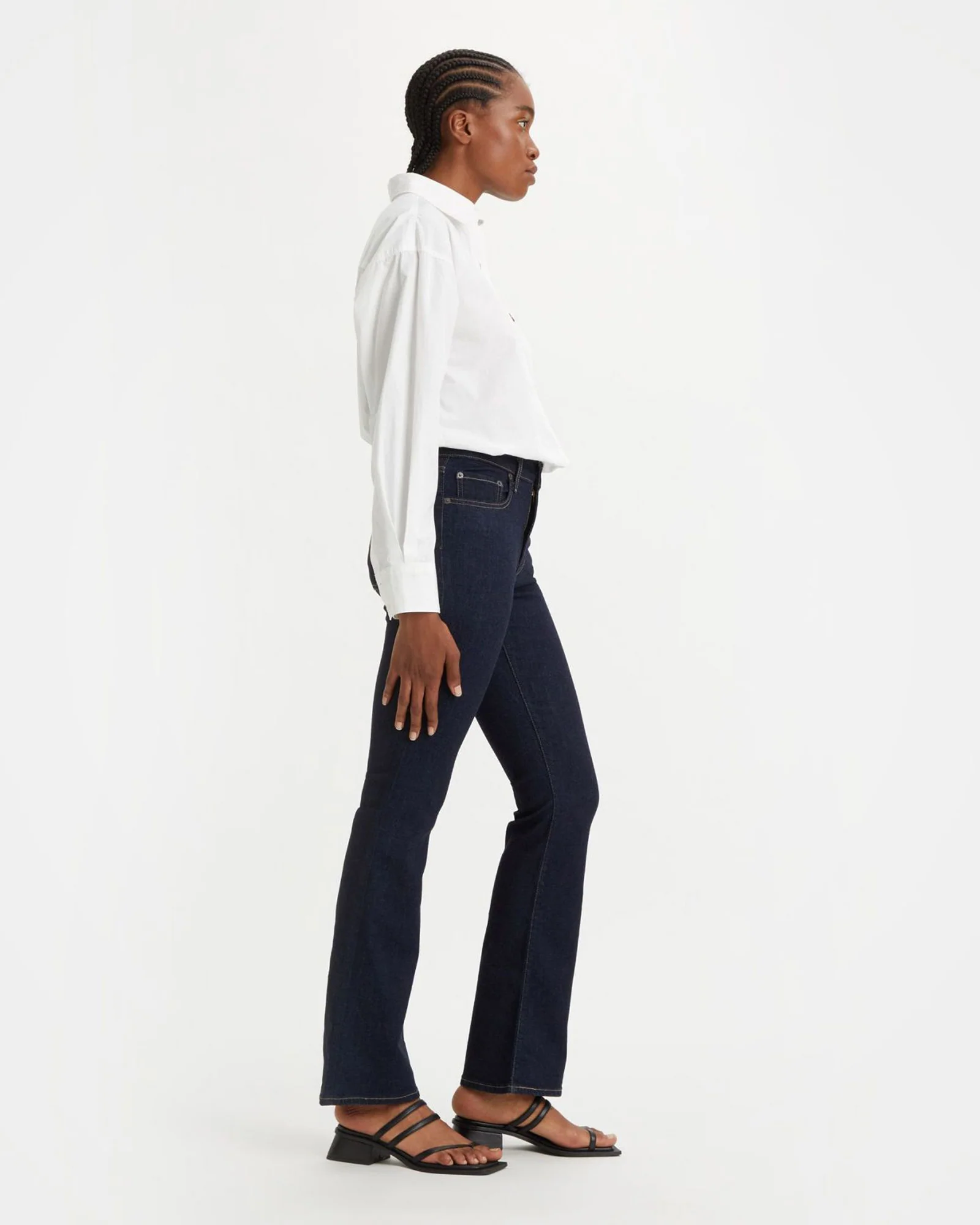 Levi's® Womens 725 High Rise Bootcut Jeans - Blue Wave Rinse - Image 6