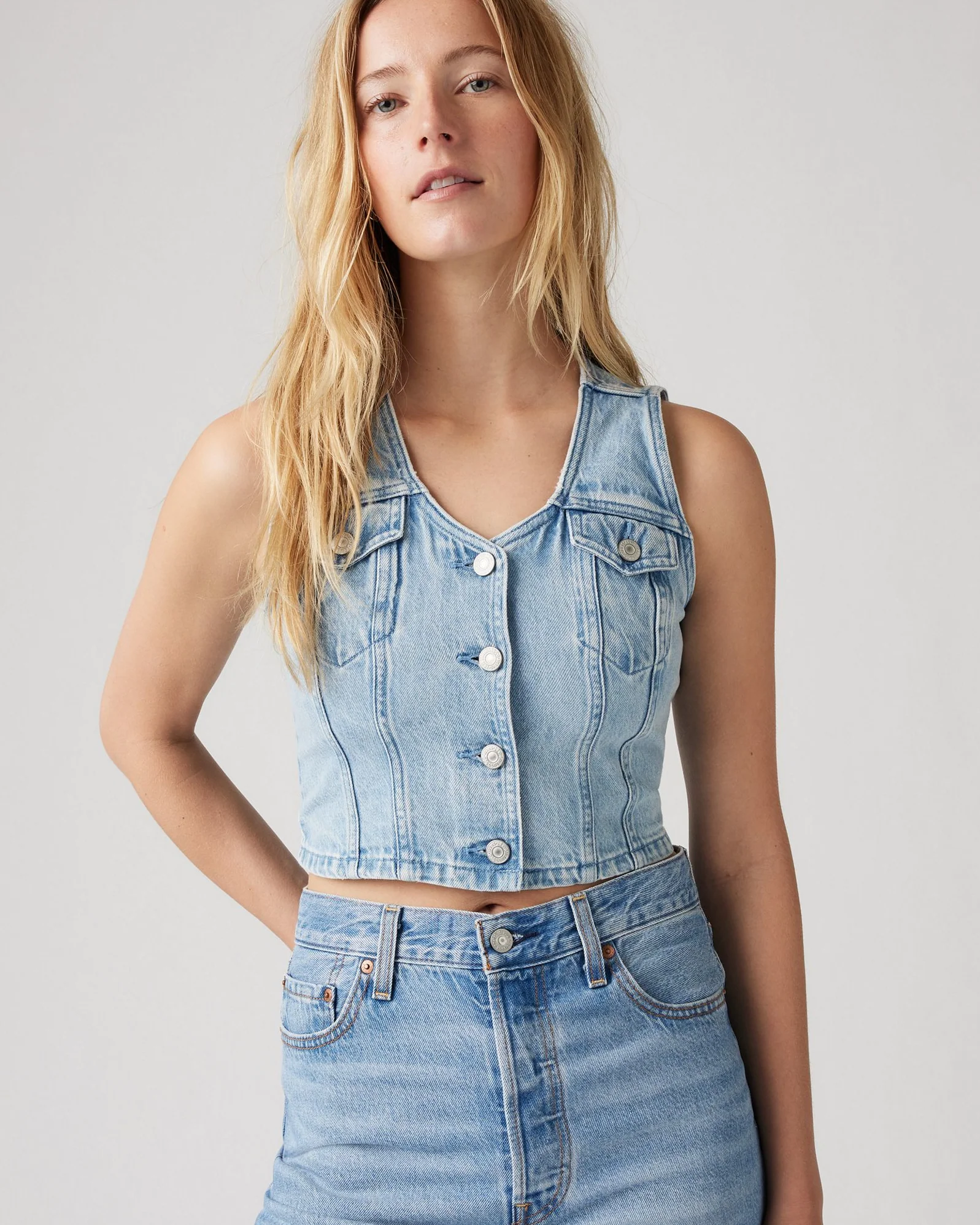 Levi's® Womens Bella Denim Corset - I Will - Image 3