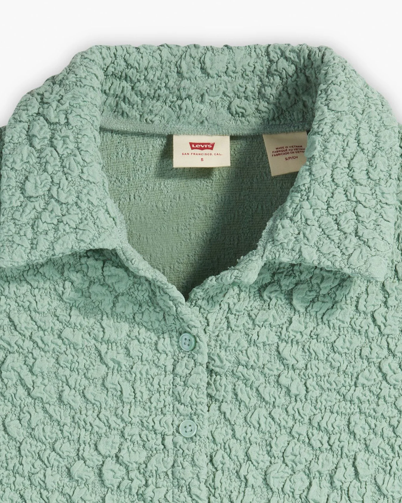 Levi's® Womens Cloud Button Up Blouse - Granite Green - Image 7