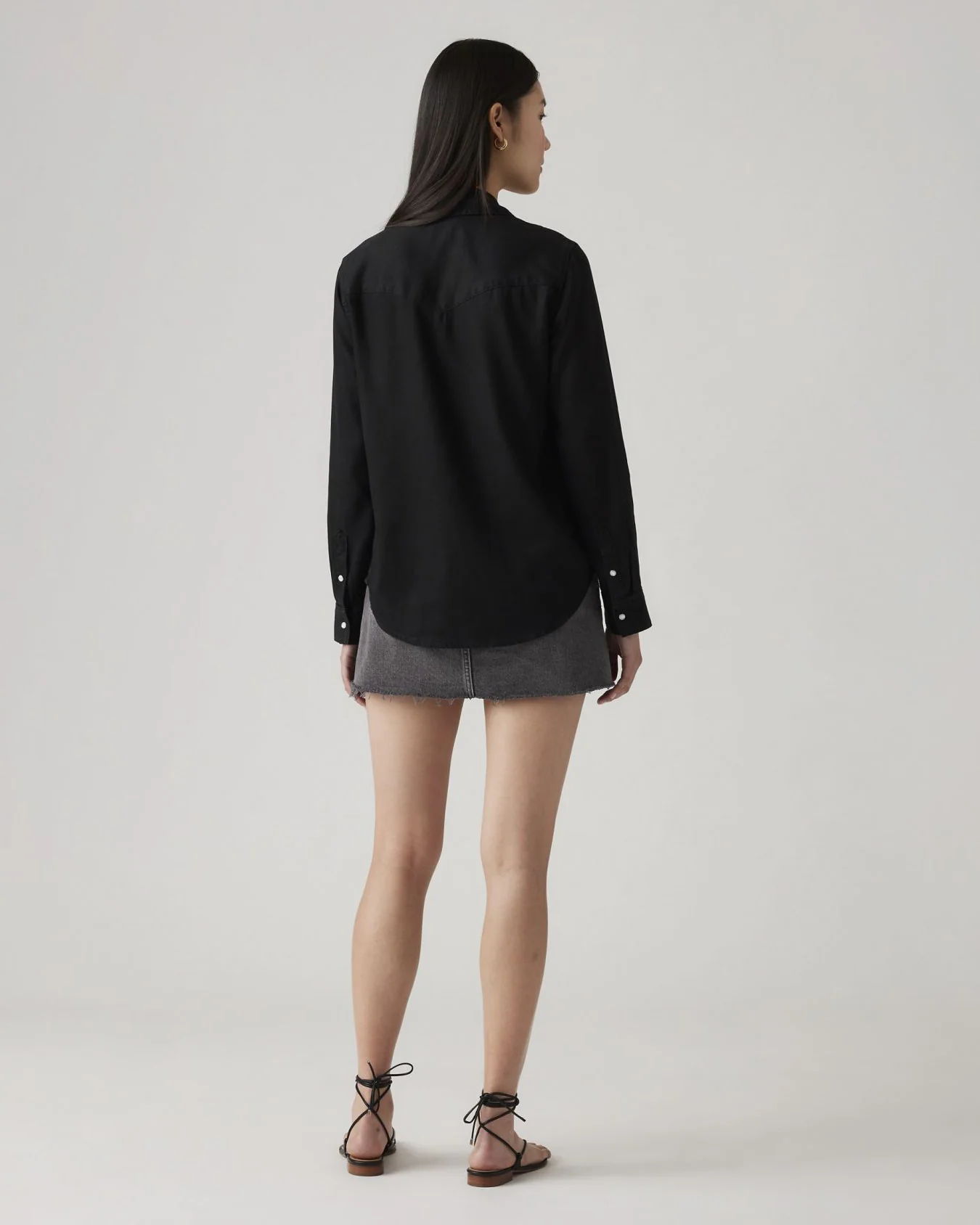 Levi's® Womens Iconic Western Shirt - Dark Ages - Image 4