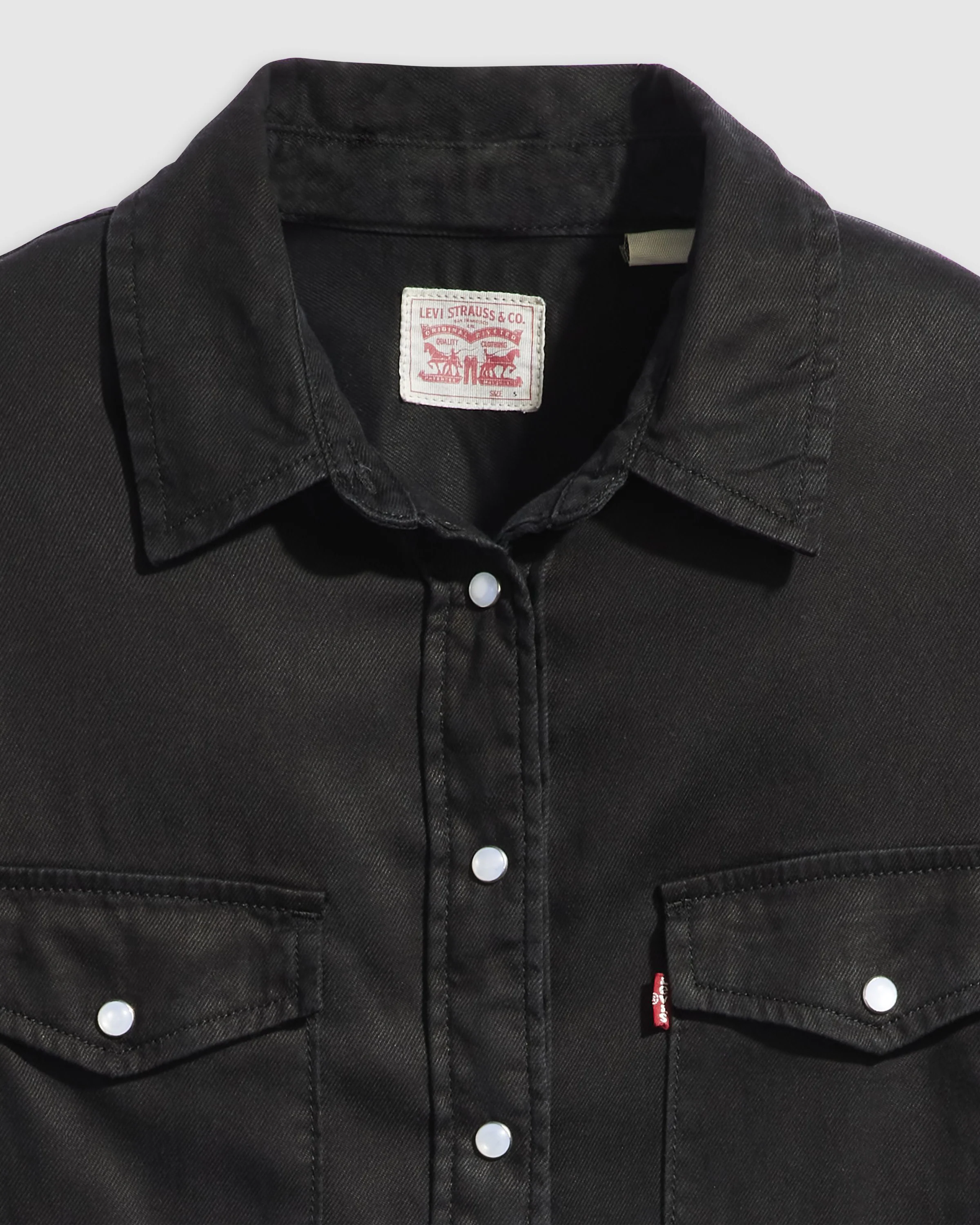 Levi's® Womens Iconic Western Shirt - Dark Ages - Image 5