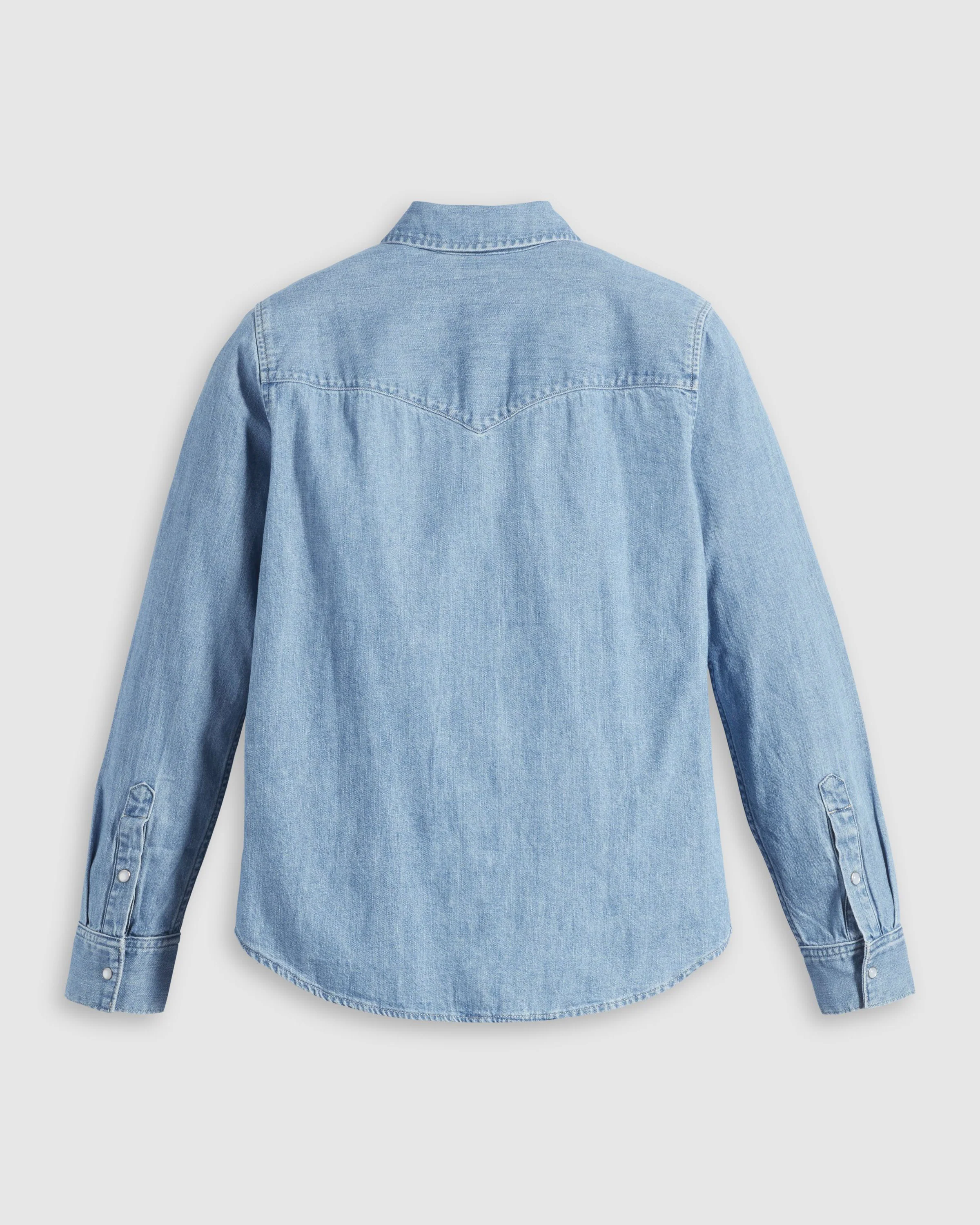Levi's® Womens Iconic Western Shirt - Old 517 Blue 2 - Image 7