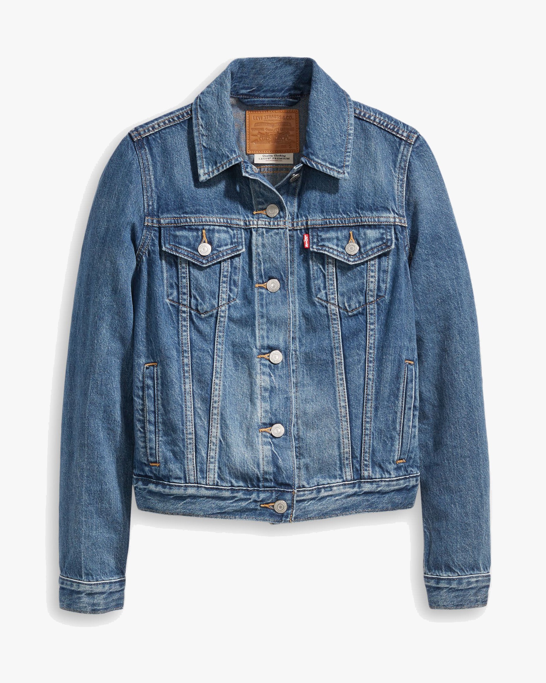 Levi's® Womens Original Trucker Jacket - Soft As Butter Dark - Image 4