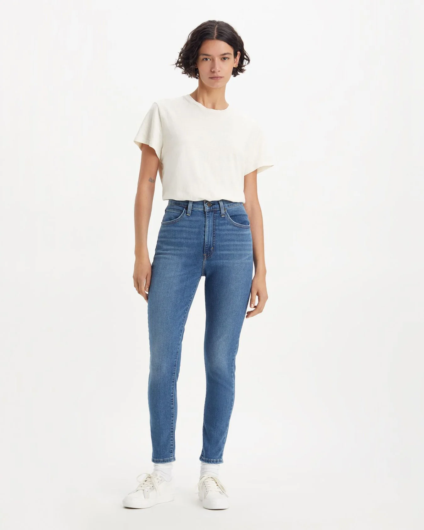 Levi's® Womens Retro High Rise Skinny Jeans - Run The World - Image 3