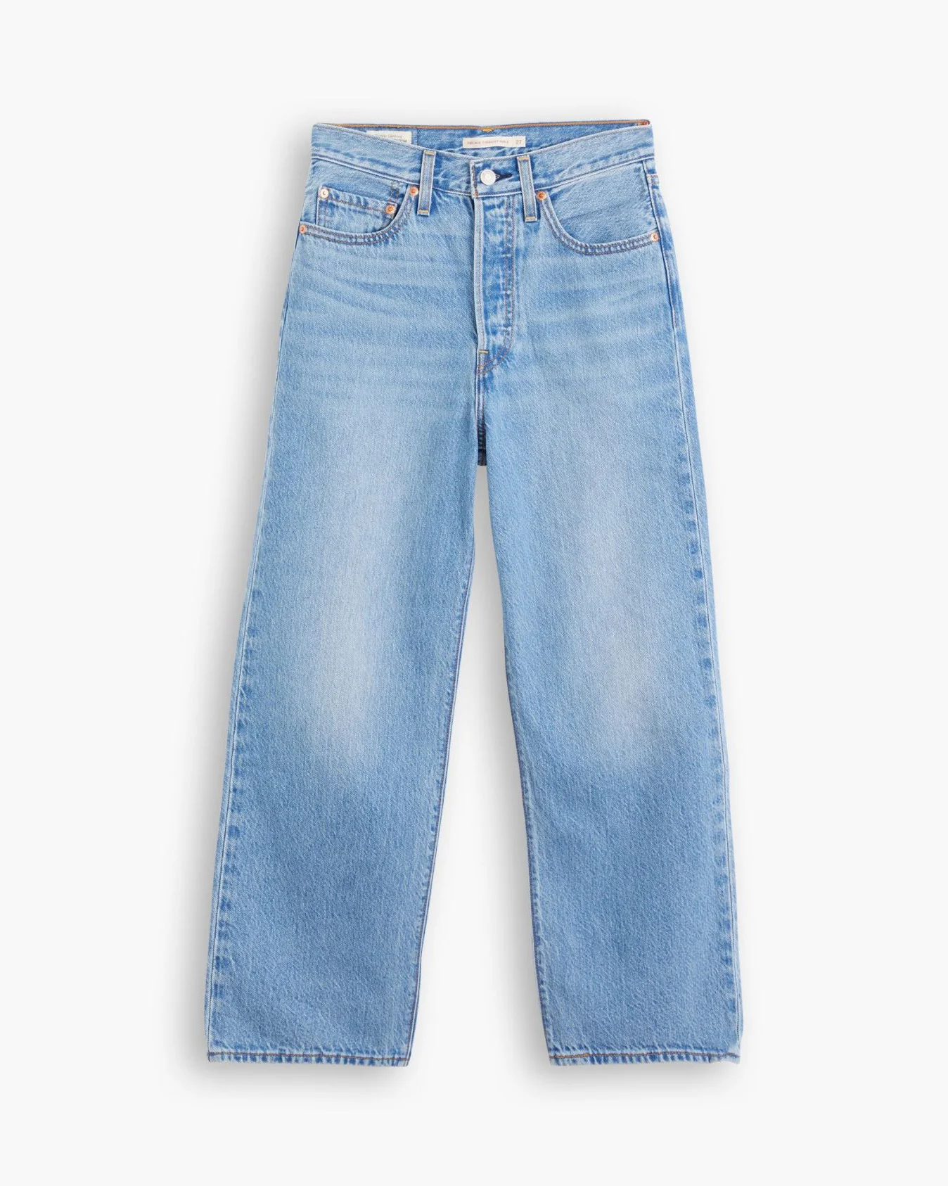 Levi's® Womens Ribcage Straight Ankle Jeans - In The Middle - Image 6