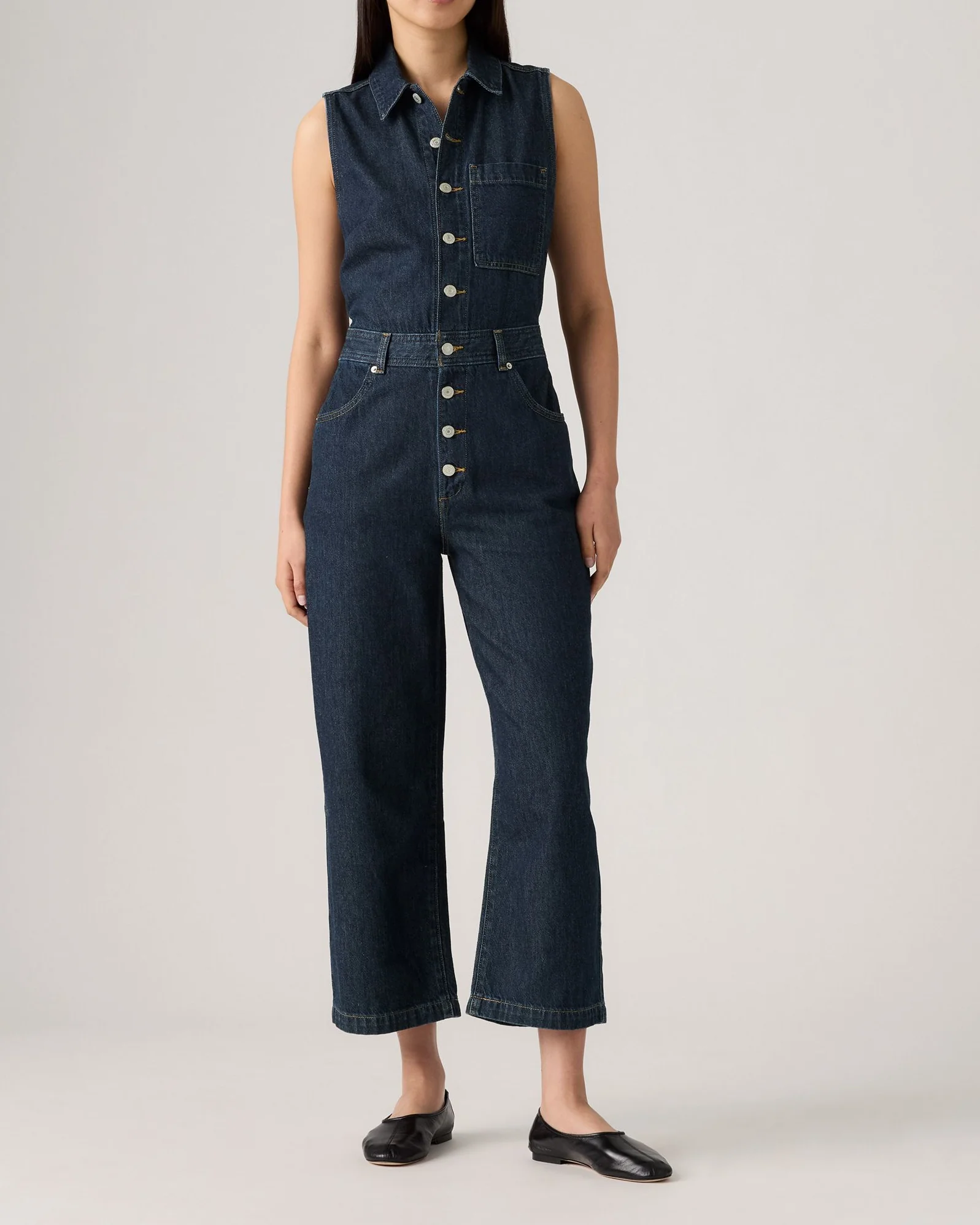 Levi's® Womens Sleeveless Jumpsuit - Reign Of The Rinse - Image 3
