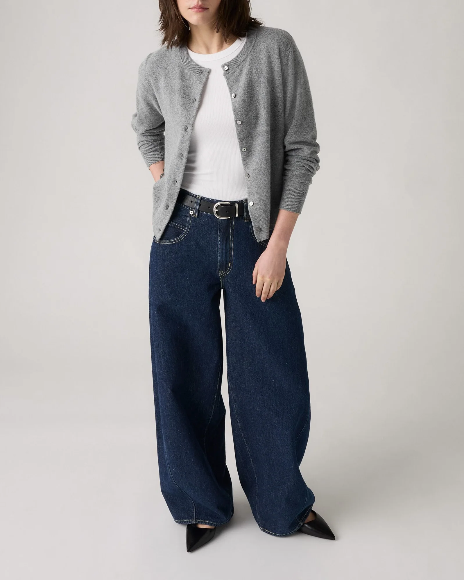 Levi's® Womens Super Baggy Barrel Jeans - Shaded View - Image 4
