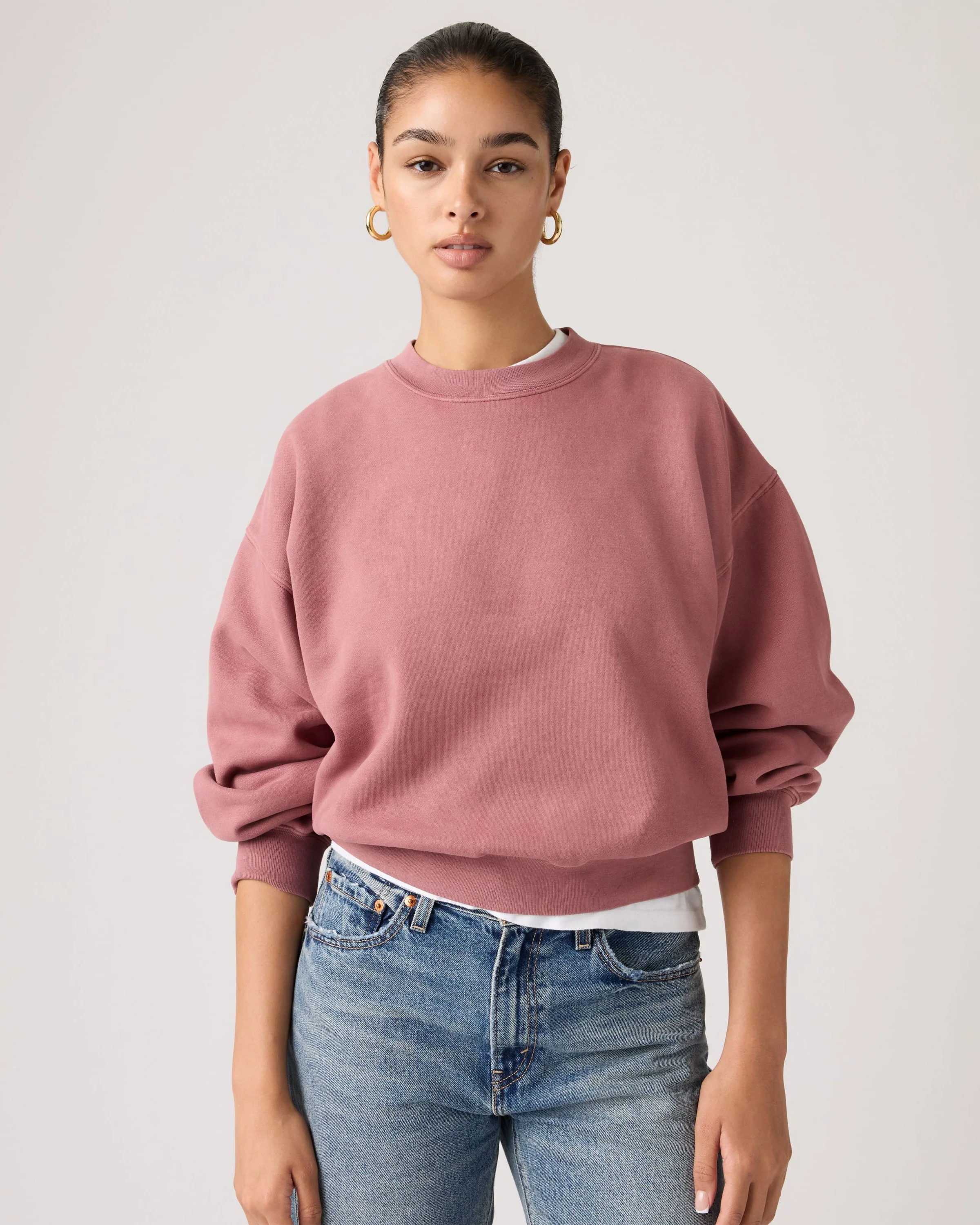 Levi's® Womens Vintage Boxy Sweatshirt - Crushed Berry