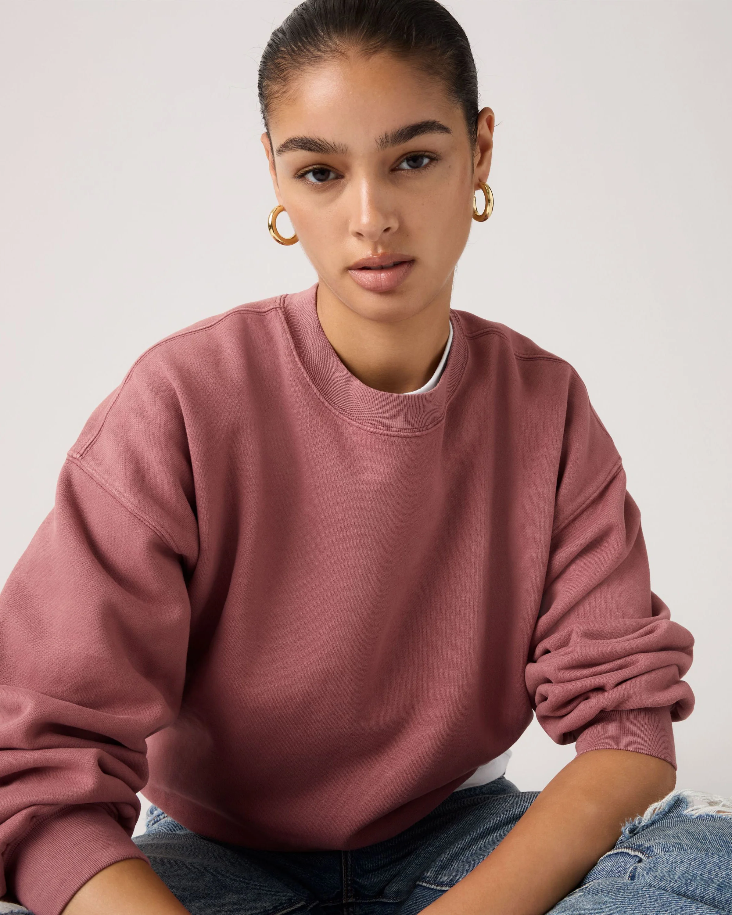 Levi's® Womens Vintage Boxy Sweatshirt - Crushed Berry - Image 2