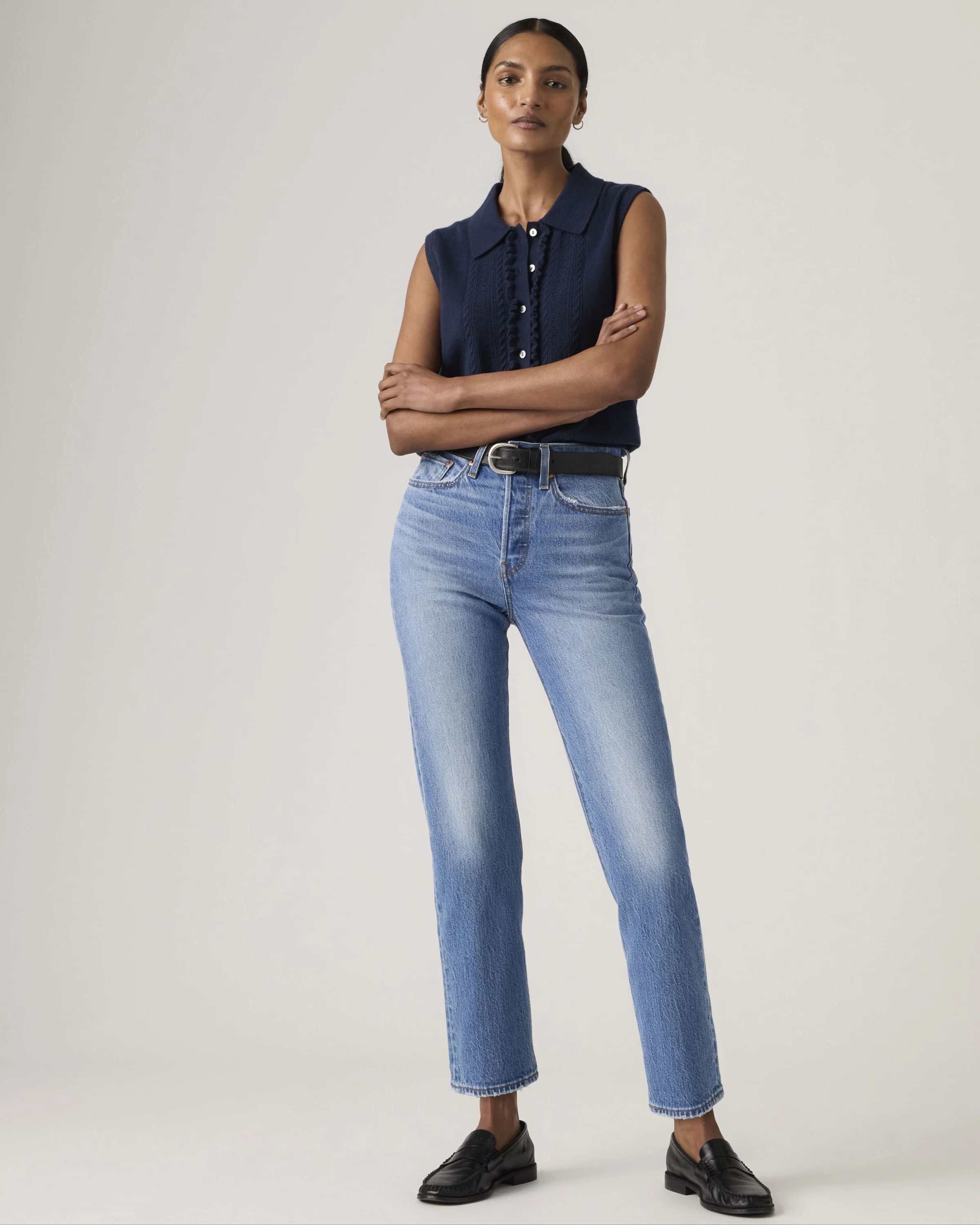 Levi's® Womens Wedgie Straight Fit Jeans - Dance Around - Image 2