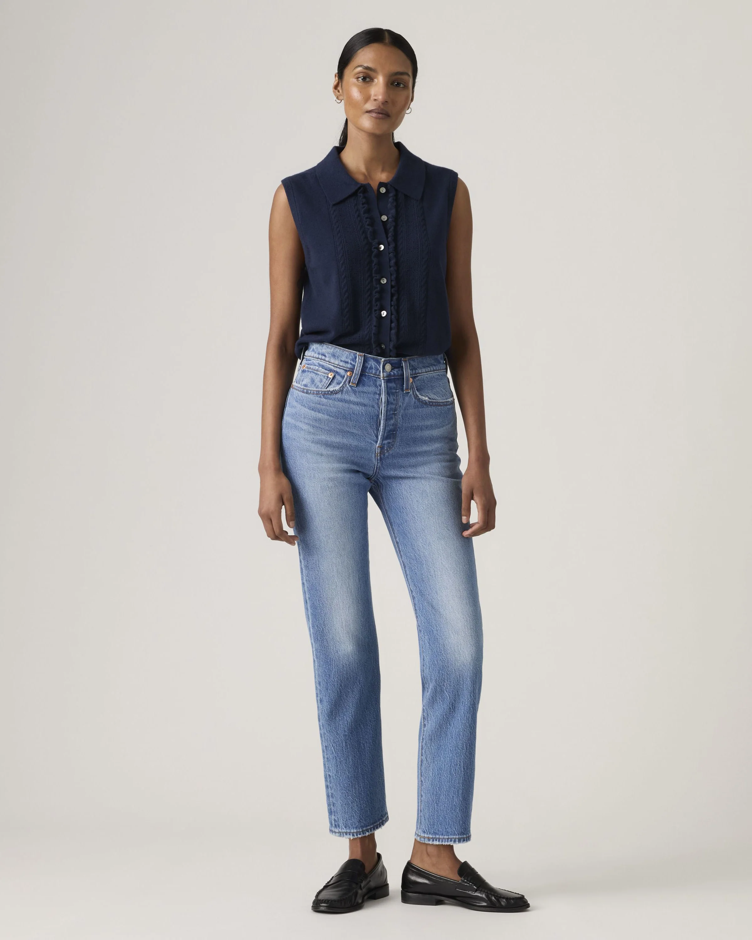 Levi's® Womens Wedgie Straight Fit Jeans - Dance Around - Image 3