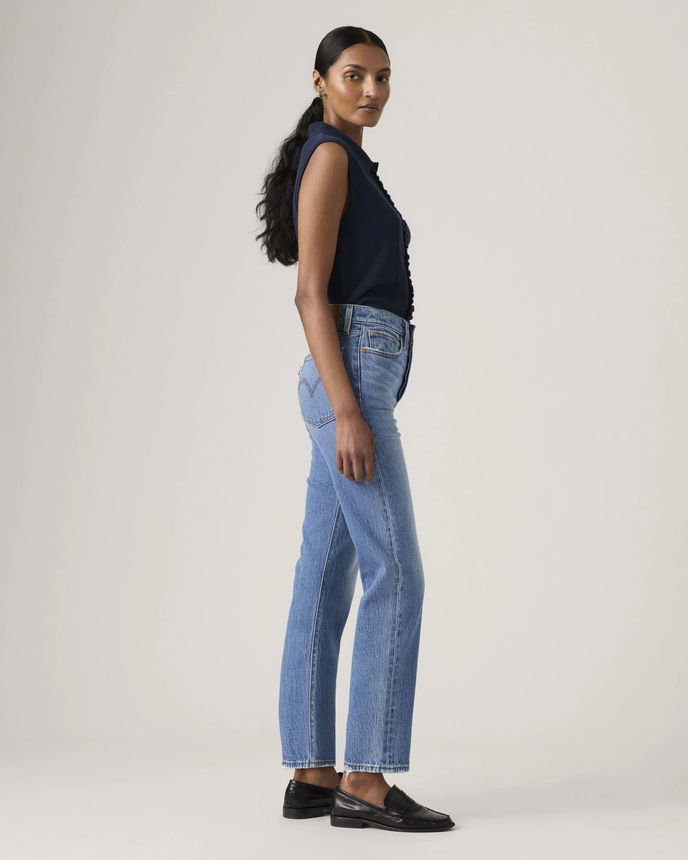 Levi's® Womens Wedgie Straight Fit Jeans - Dance Around - Image 4