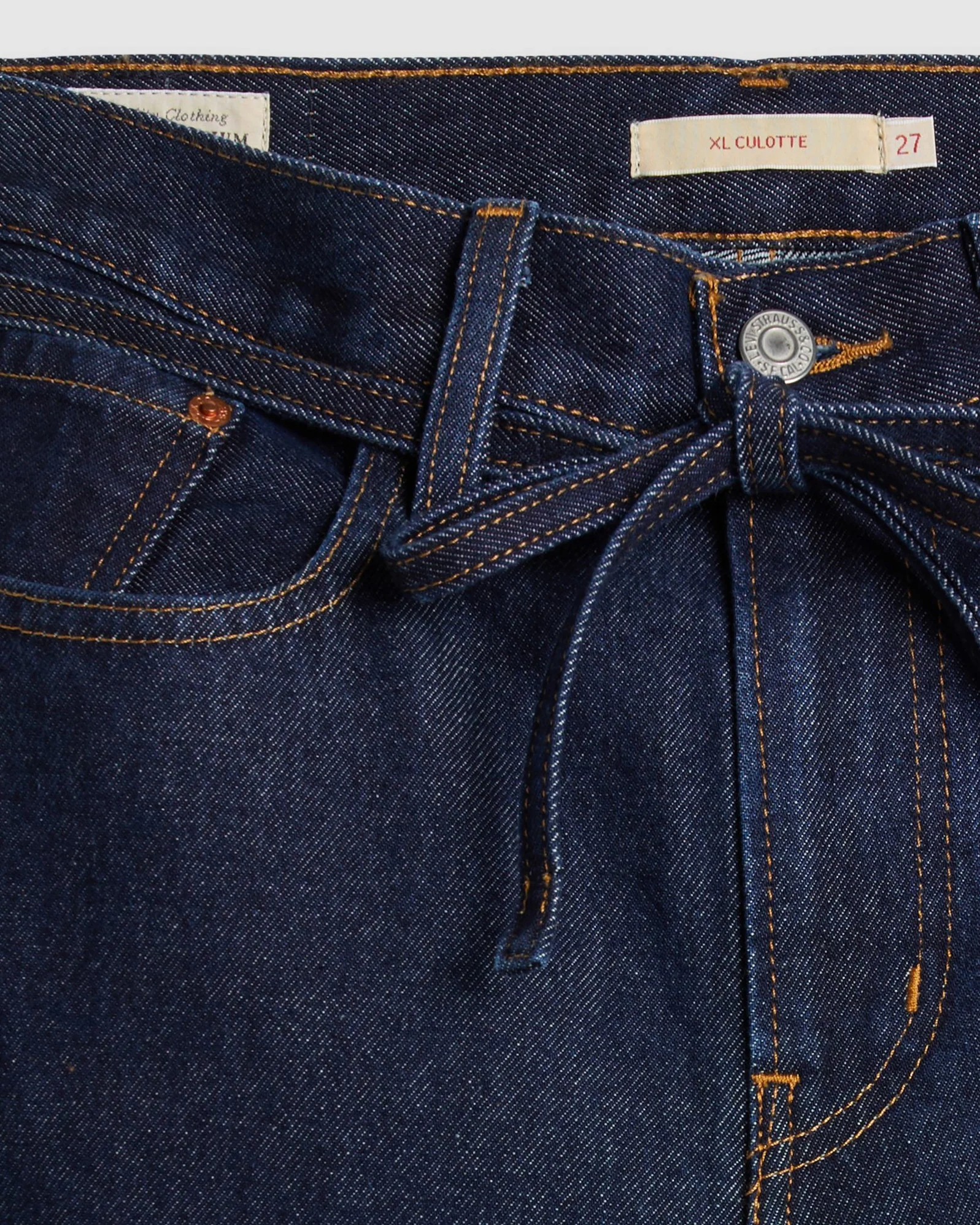 Levi's® Womens XL Culotte Super Wide Cropped Jeans - Shaded View - Image 7