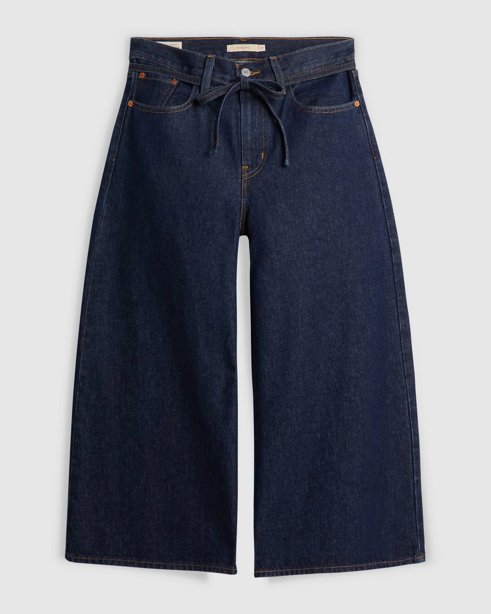 Levi's® Womens XL Culotte Super Wide Cropped Jeans - Shaded View - Image 8