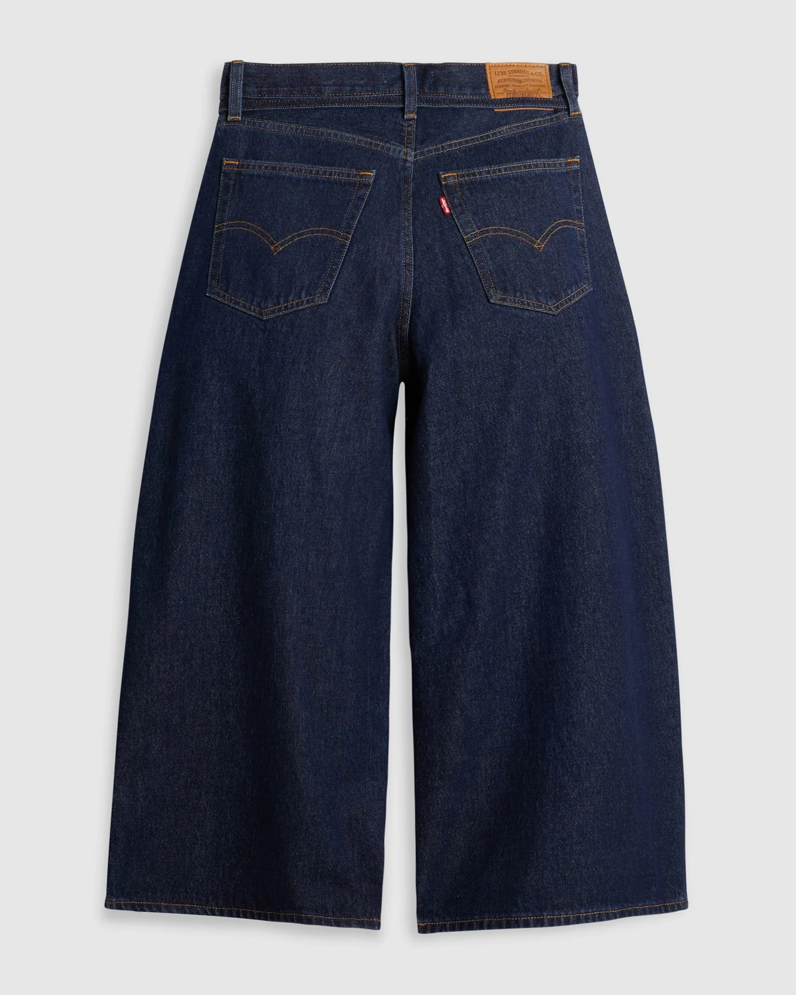 Levi's® Womens XL Culotte Super Wide Cropped Jeans - Shaded View - Image 9