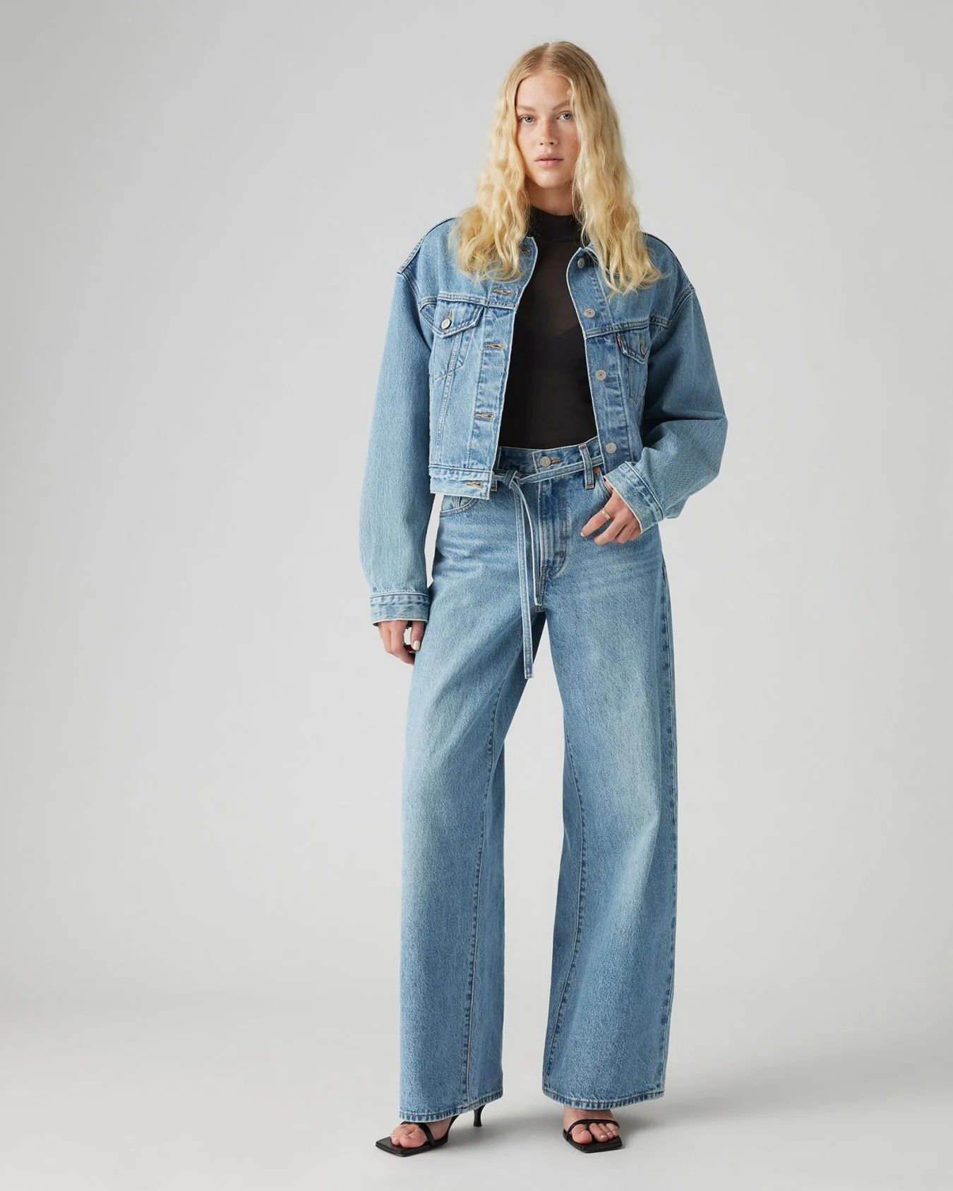 Levi's® Womens XL Straight Wide Leg Jeans - Thanks Friend - Image 3