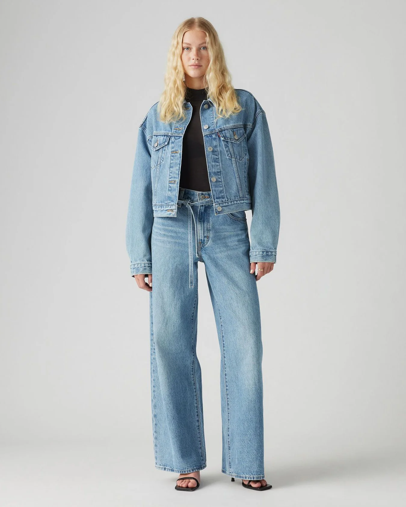 Levi's® Womens XL Straight Wide Leg Jeans - Thanks Friend - Image 4