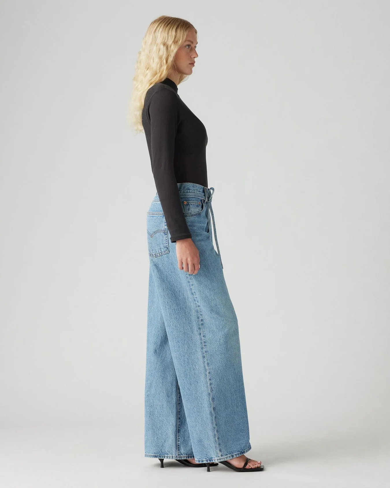 Levi's® Womens XL Straight Wide Leg Jeans - Thanks Friend - Image 5