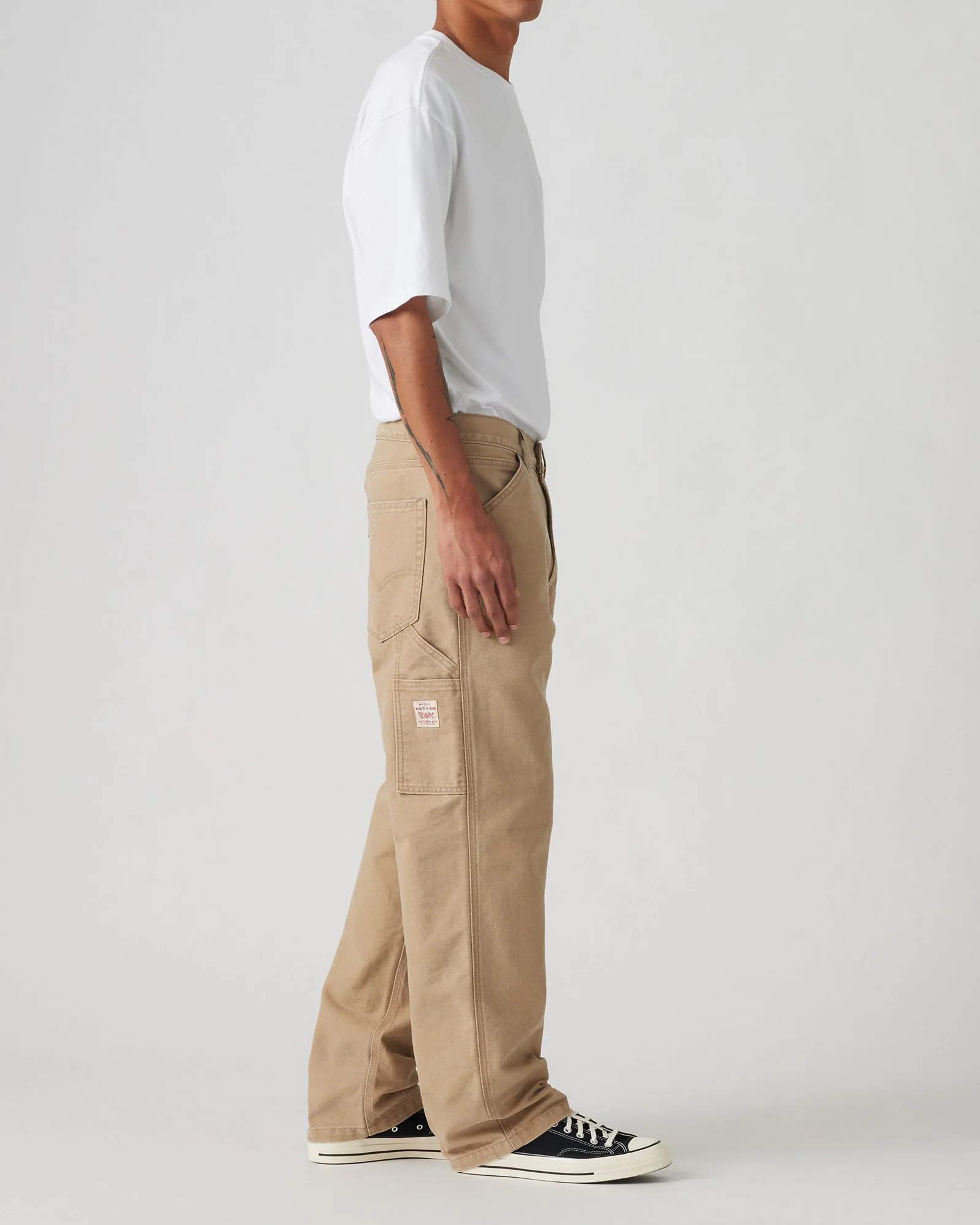Levi's® Workwear 568 Loose Straight Carpenter Pants - Tigers Eye Canvas - Image 3