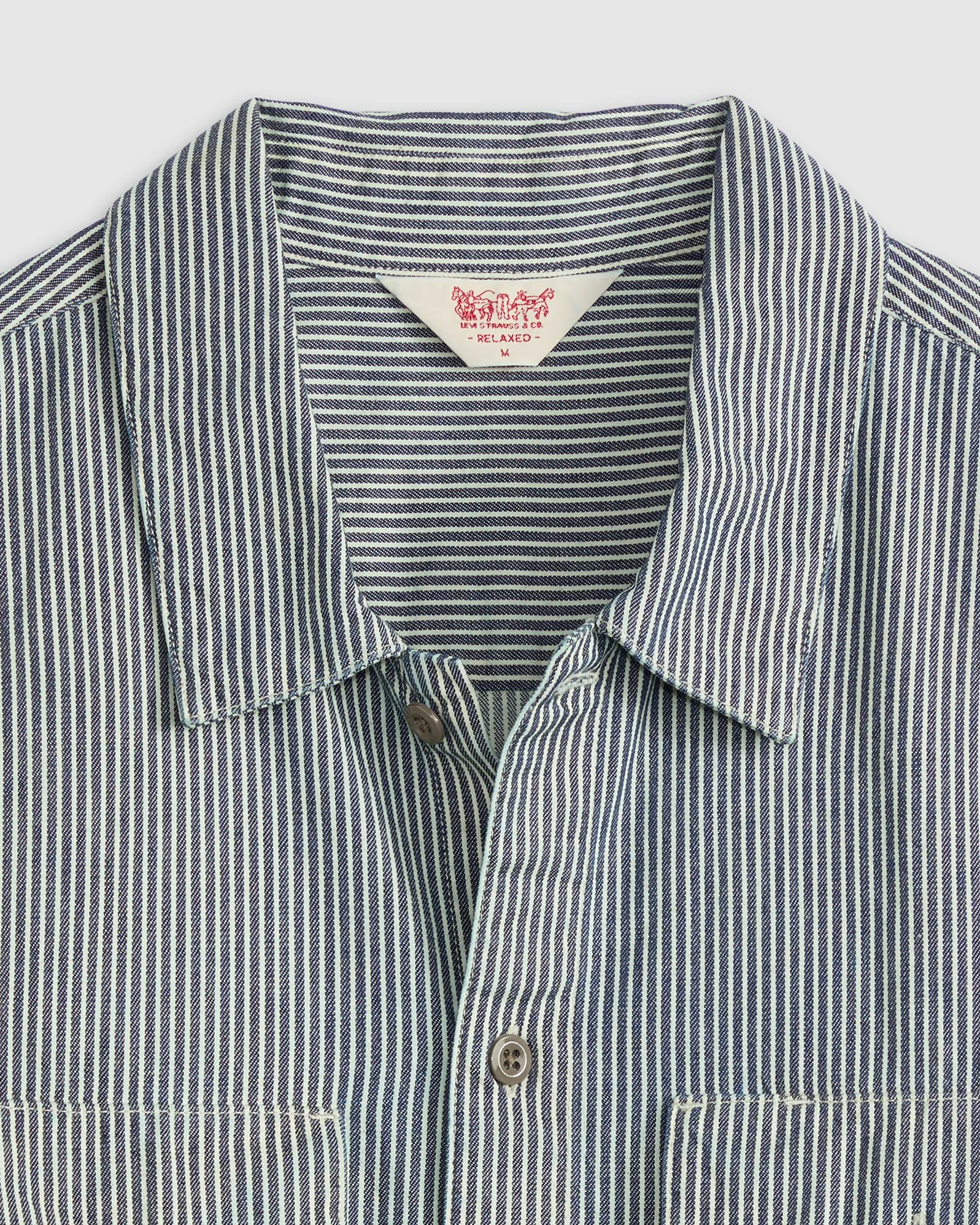Levi's® Workwear L/S Worker Shirt - Washington Stripe II - Image 5