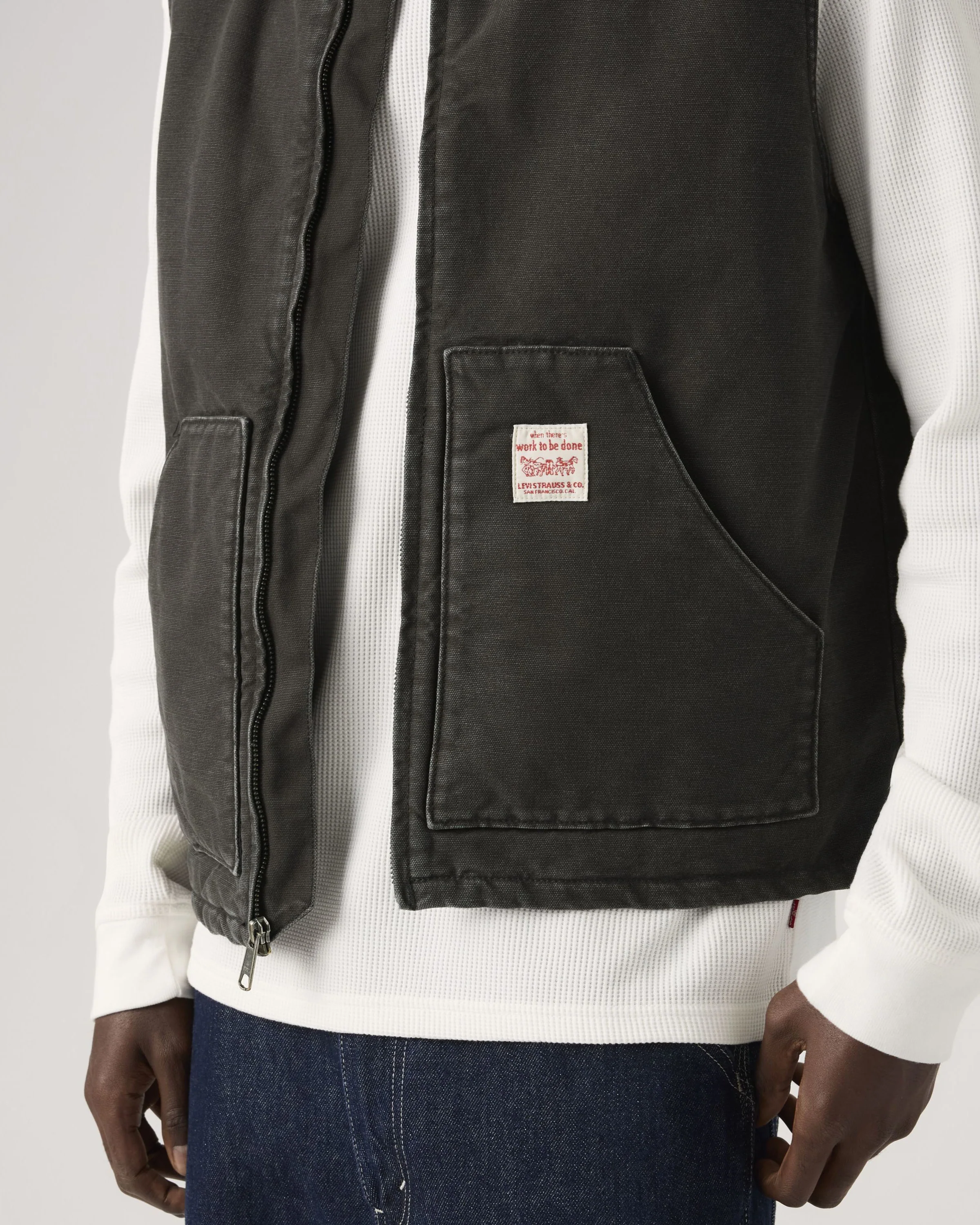 Levi's® Workwear Sansome Vest - Meteorite - Image 3