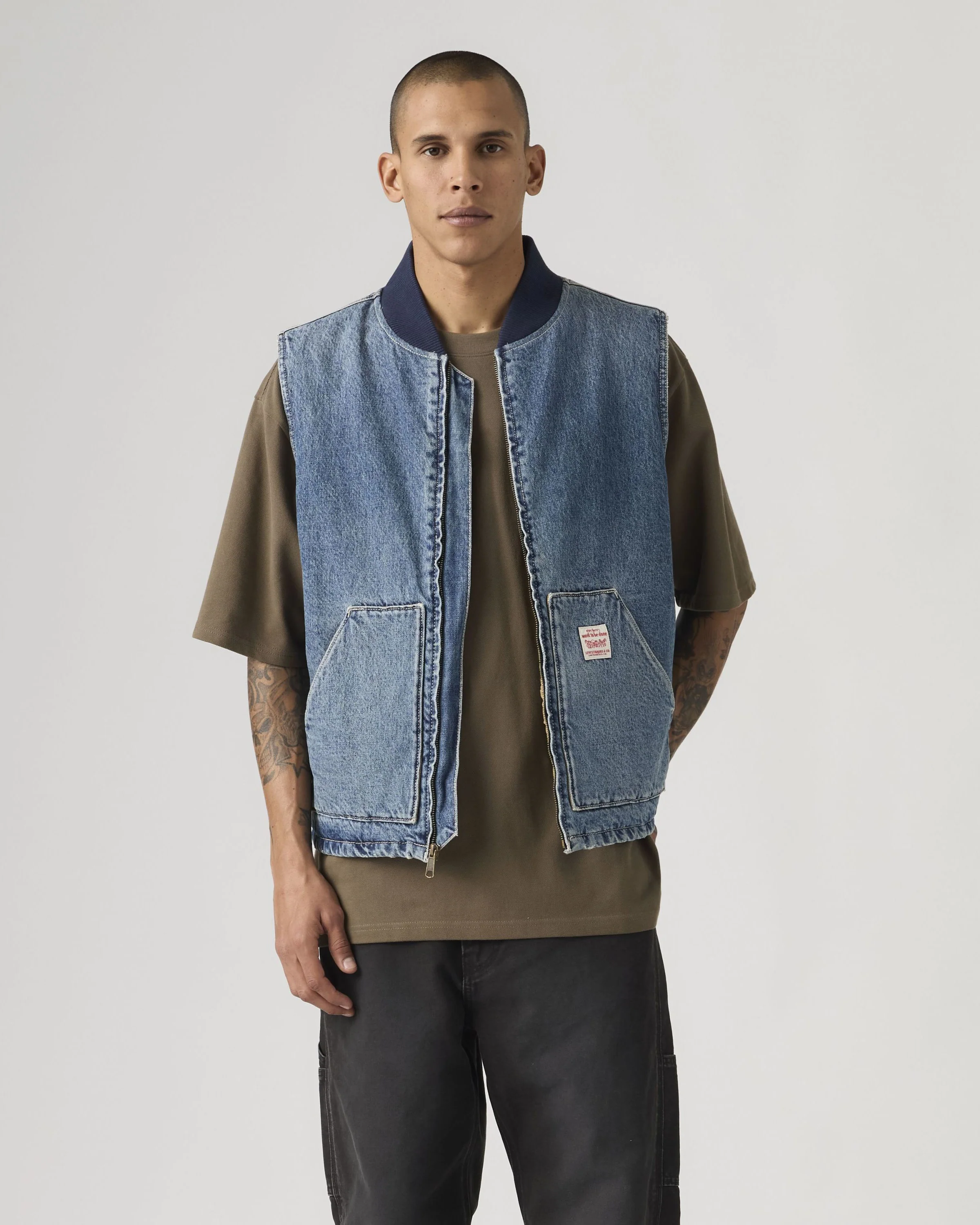 Levi's® Workwear Sansome Vest - Sunburnt - Image 3