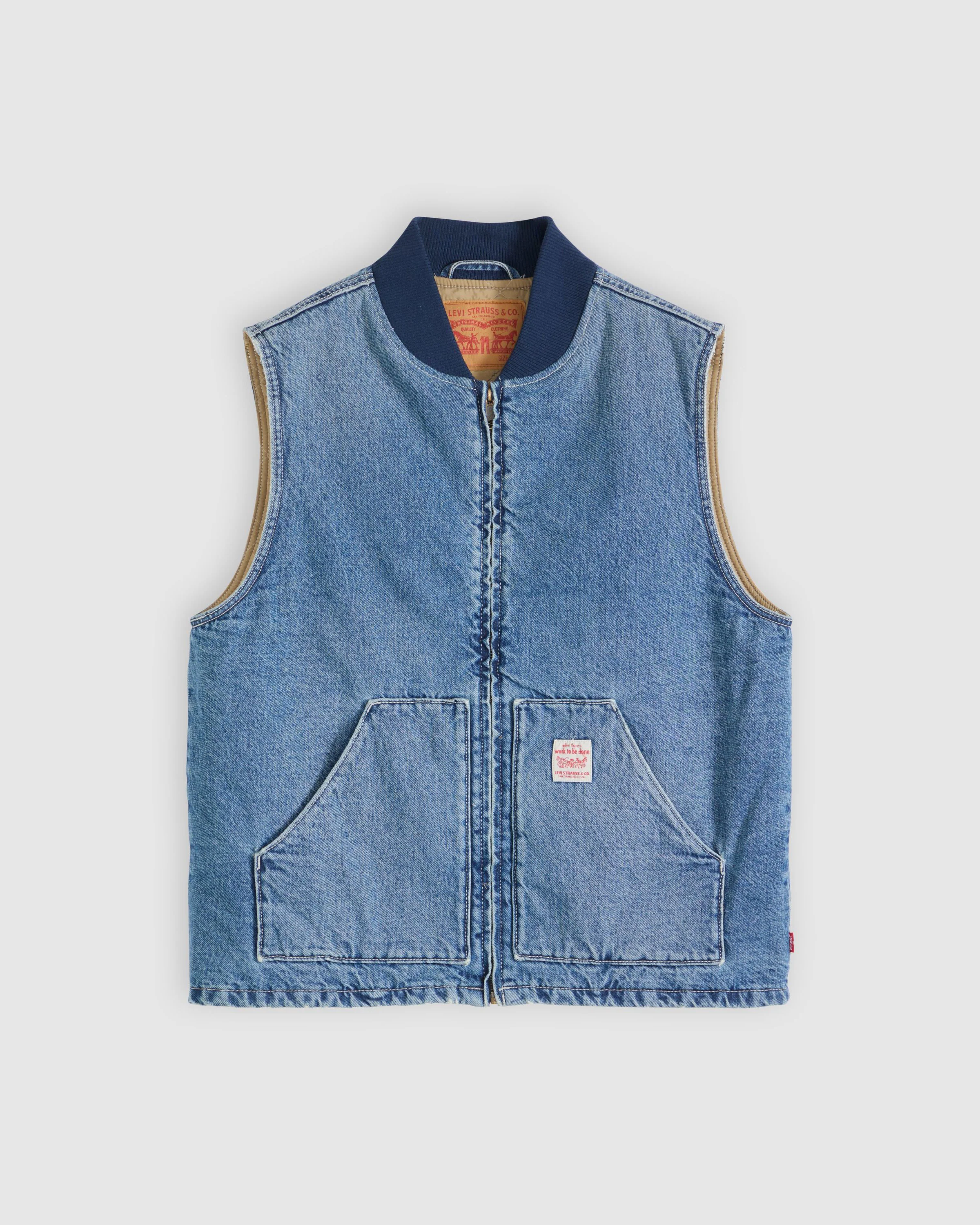 Levi's® Workwear Sansome Vest - Sunburnt - Image 6
