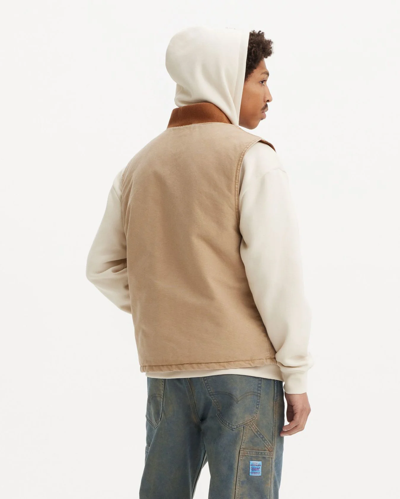 Levi's® Workwear Sansome Vest - Tigers Eye - Image 2