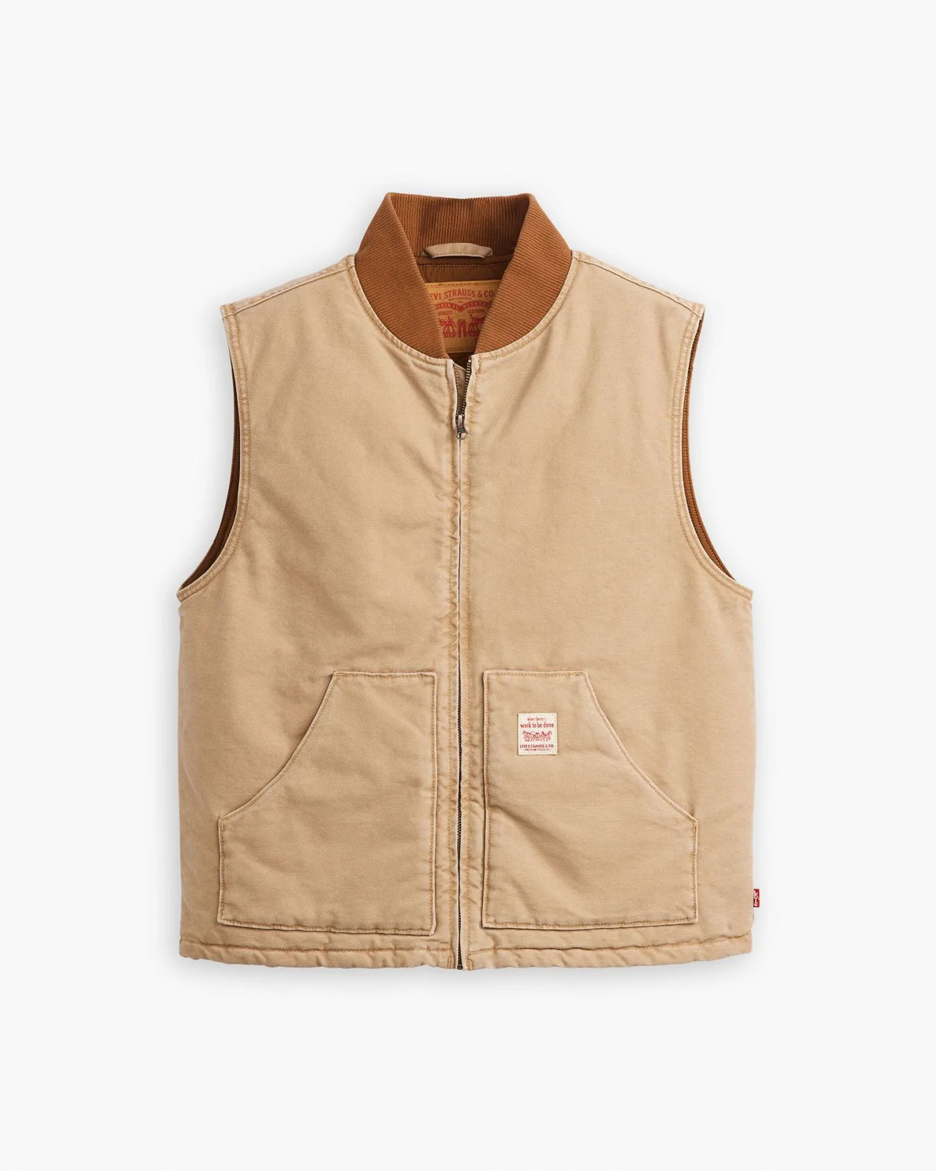 Levi's® Workwear Sansome Vest - Tigers Eye - Image 4