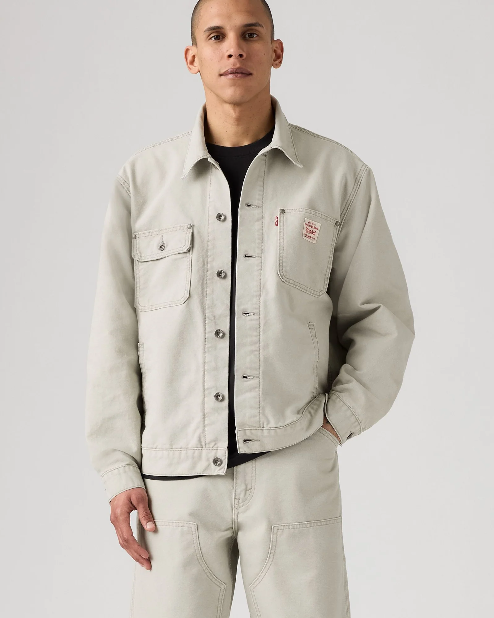 Levi's® Workwear Sunrise Trucker Jacket - Clay London Fog
