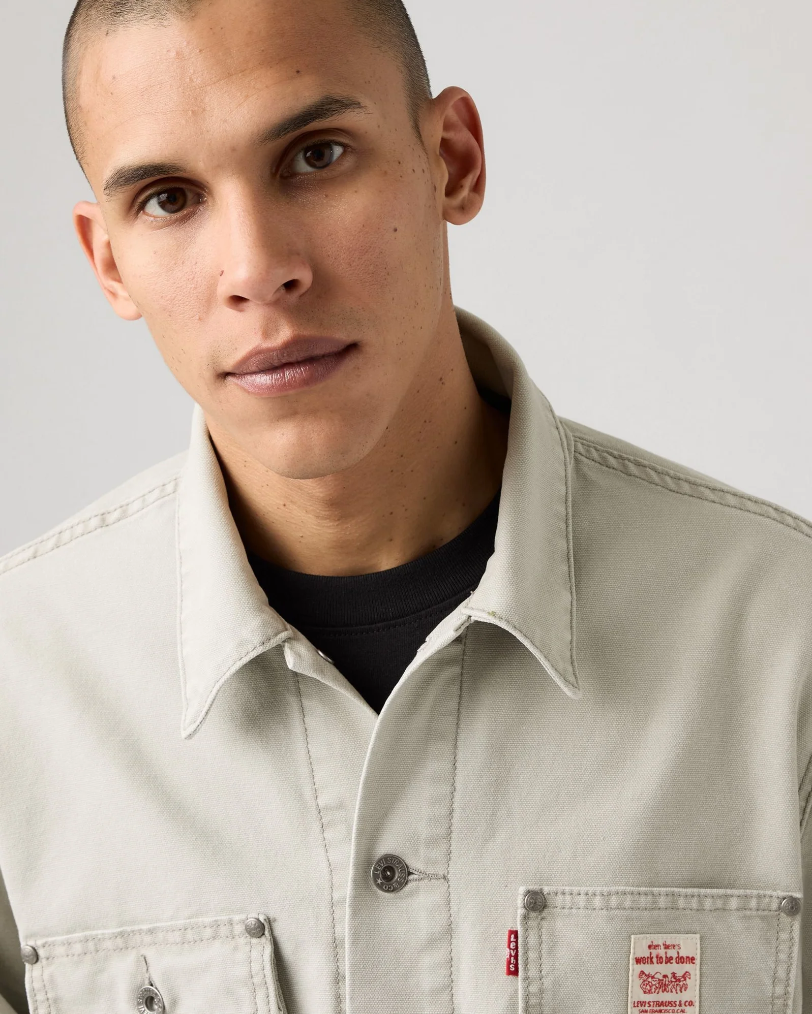Levi's® Workwear Sunrise Trucker Jacket - Clay London Fog - Image 2