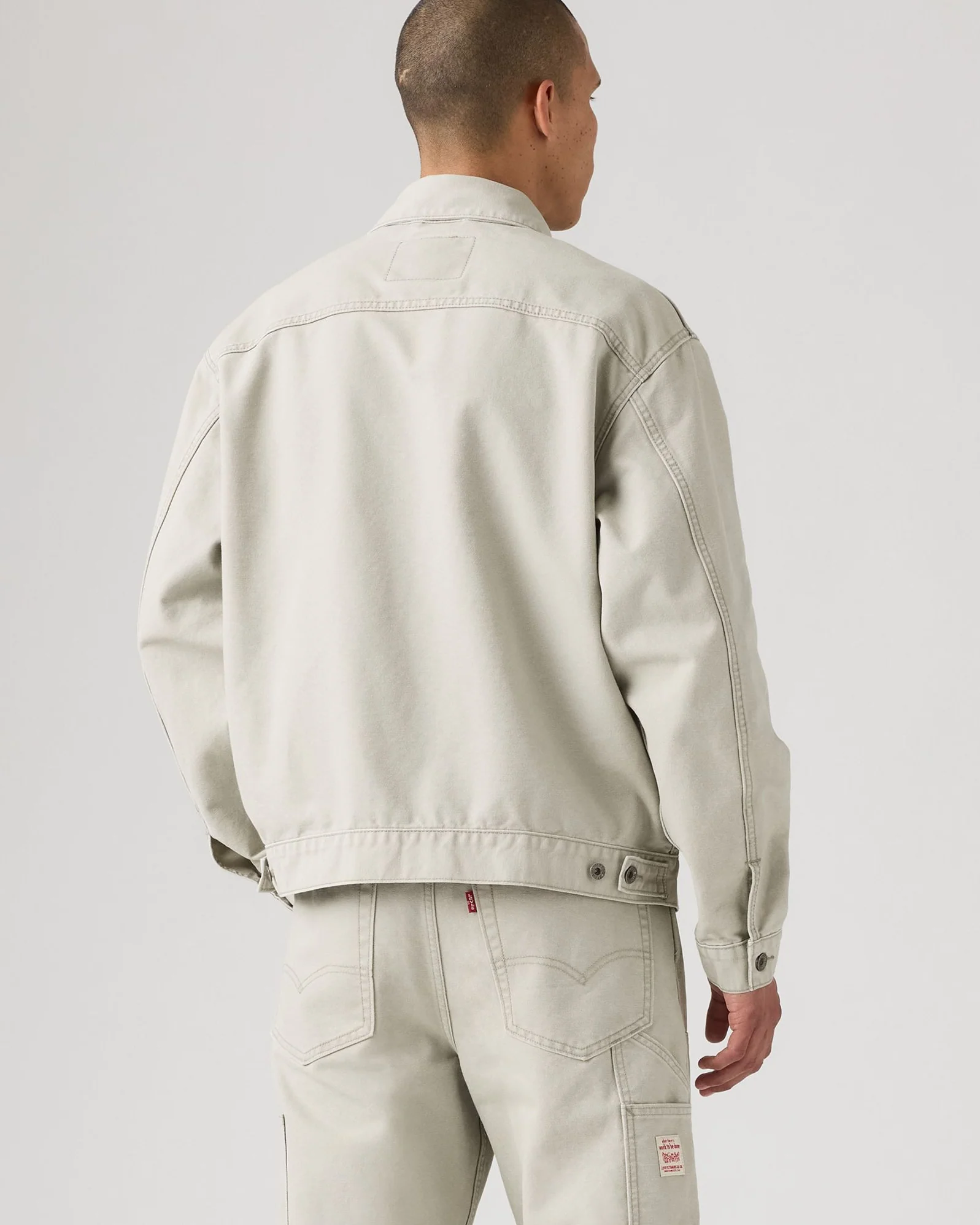 Levi's® Workwear Sunrise Trucker Jacket - Clay London Fog - Image 4
