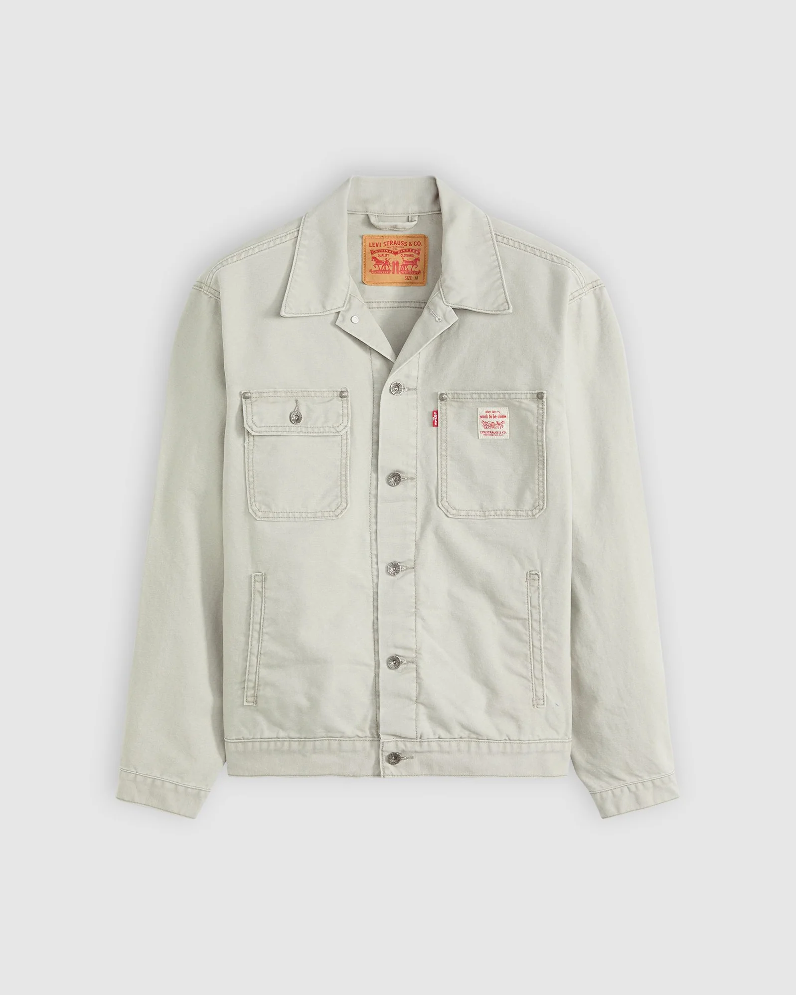 Levi's® Workwear Sunrise Trucker Jacket - Clay London Fog - Image 6
