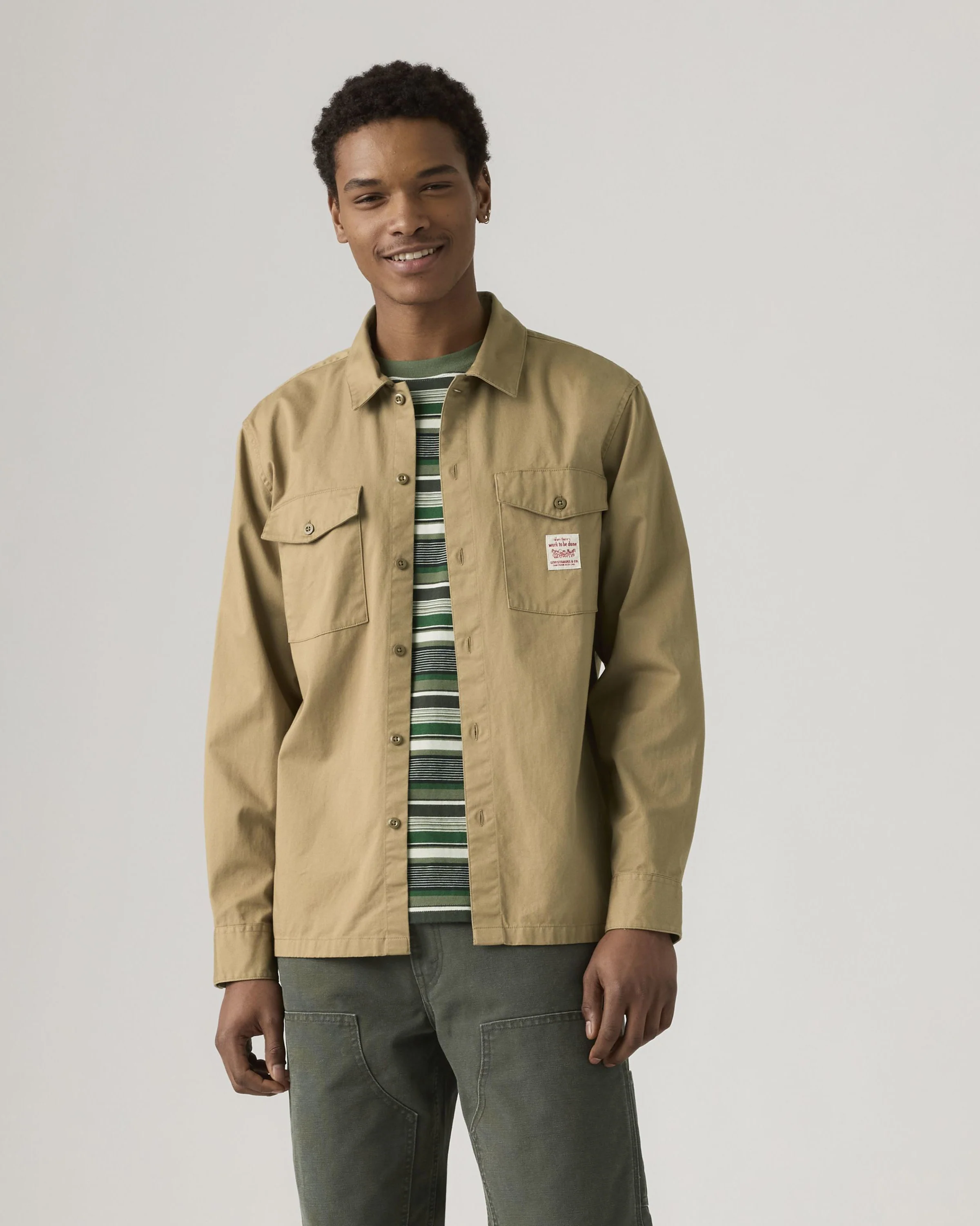 Levi's® Workwear L/S Worker Shirt - Tigers Eye Twill