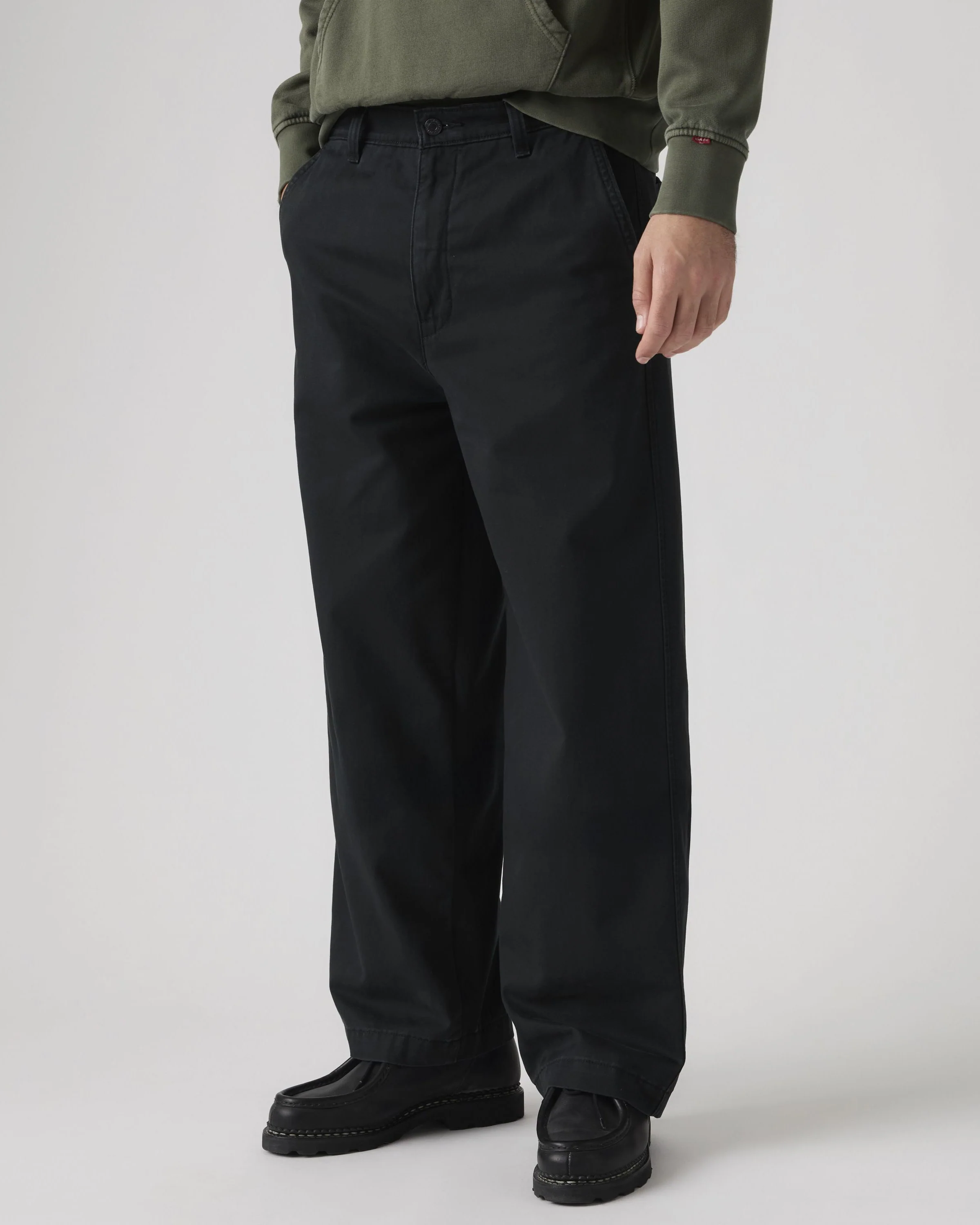Levi's® XX Chino Baggy Loose Fit Mens Chinos - Mineral Black - Image 8