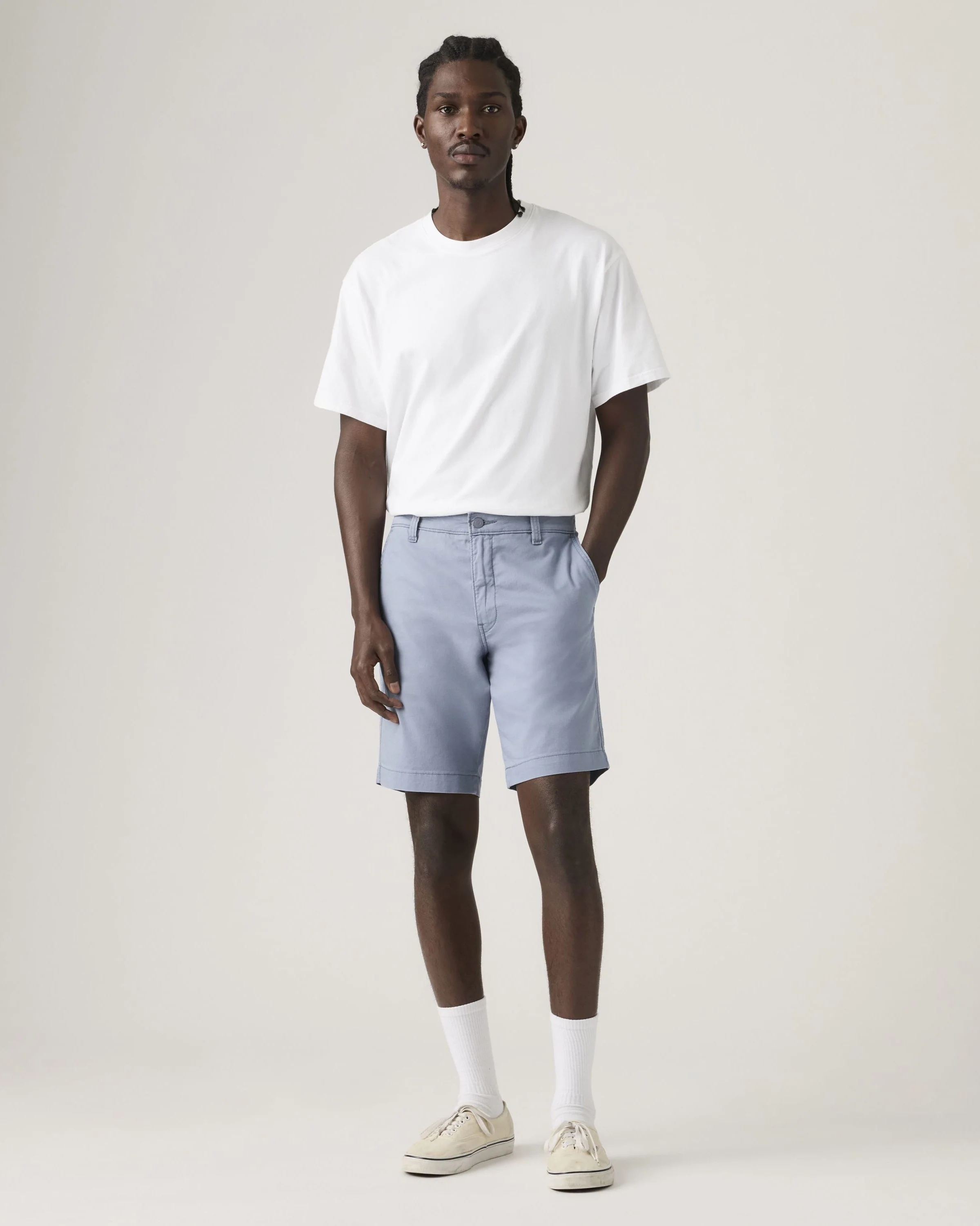 Levi's® XX Chino Shorts II - Kano Blue Linen Blend - Image 2