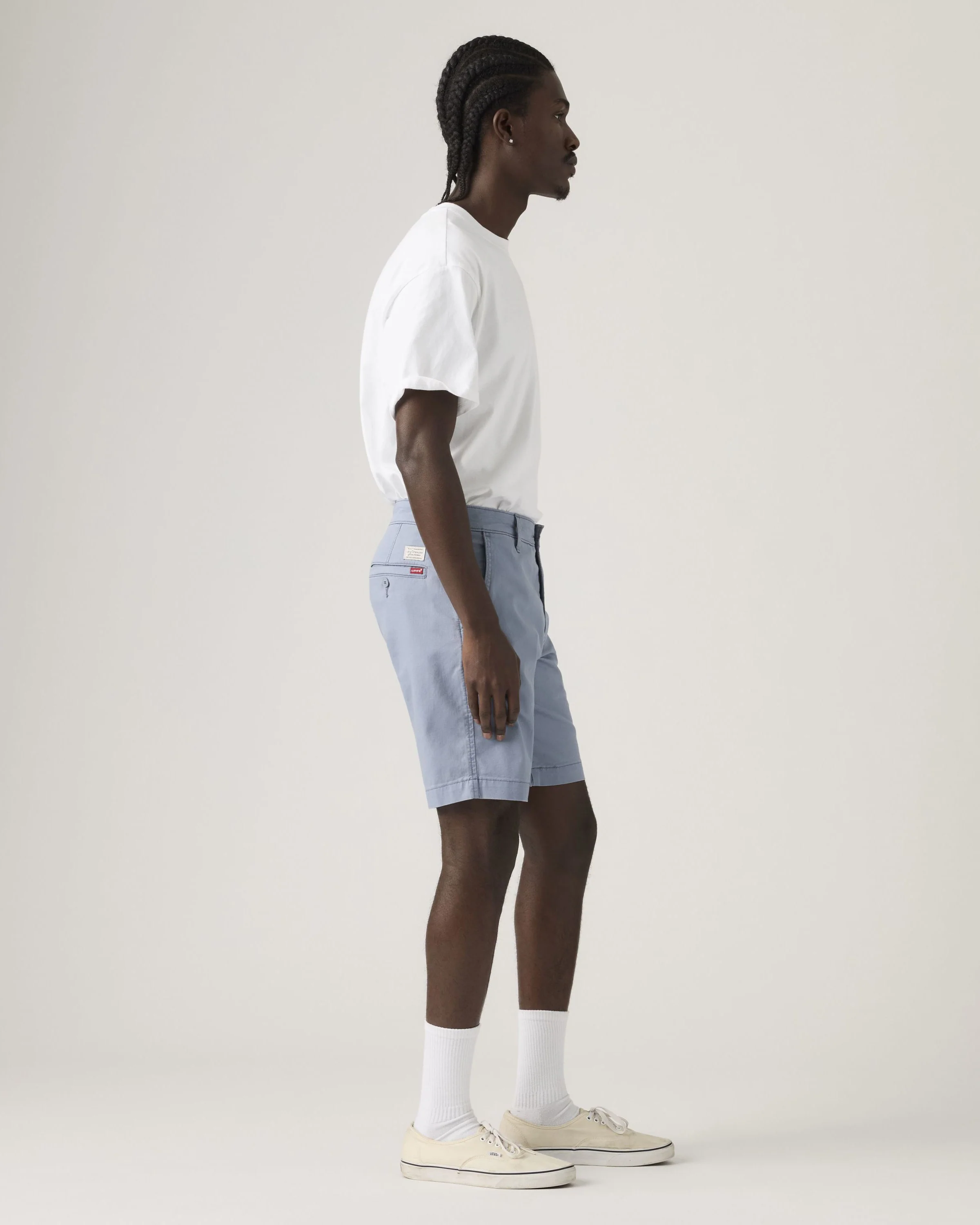 Levi's® XX Chino Shorts II - Kano Blue Linen Blend - Image 4