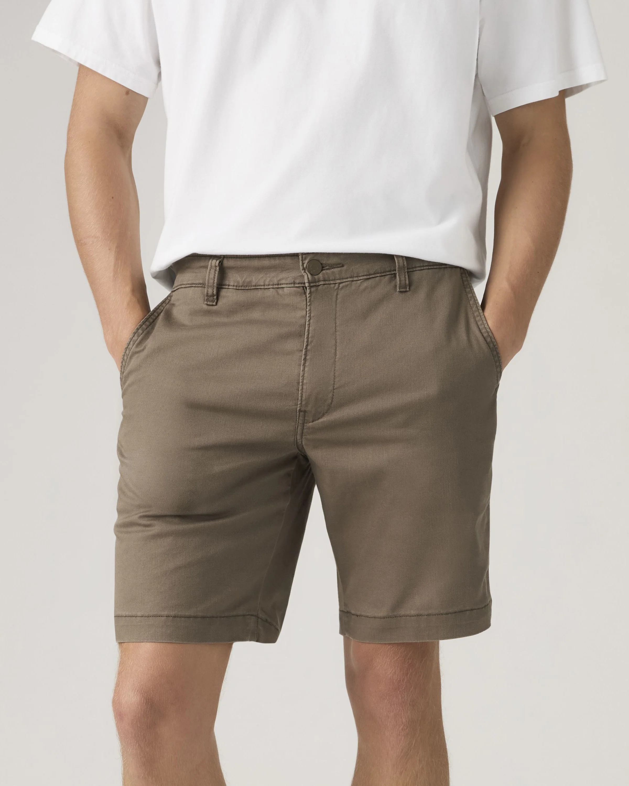 Levi's® XX Chino Shorts II - Maitake Brown Linen Blend - Image 2