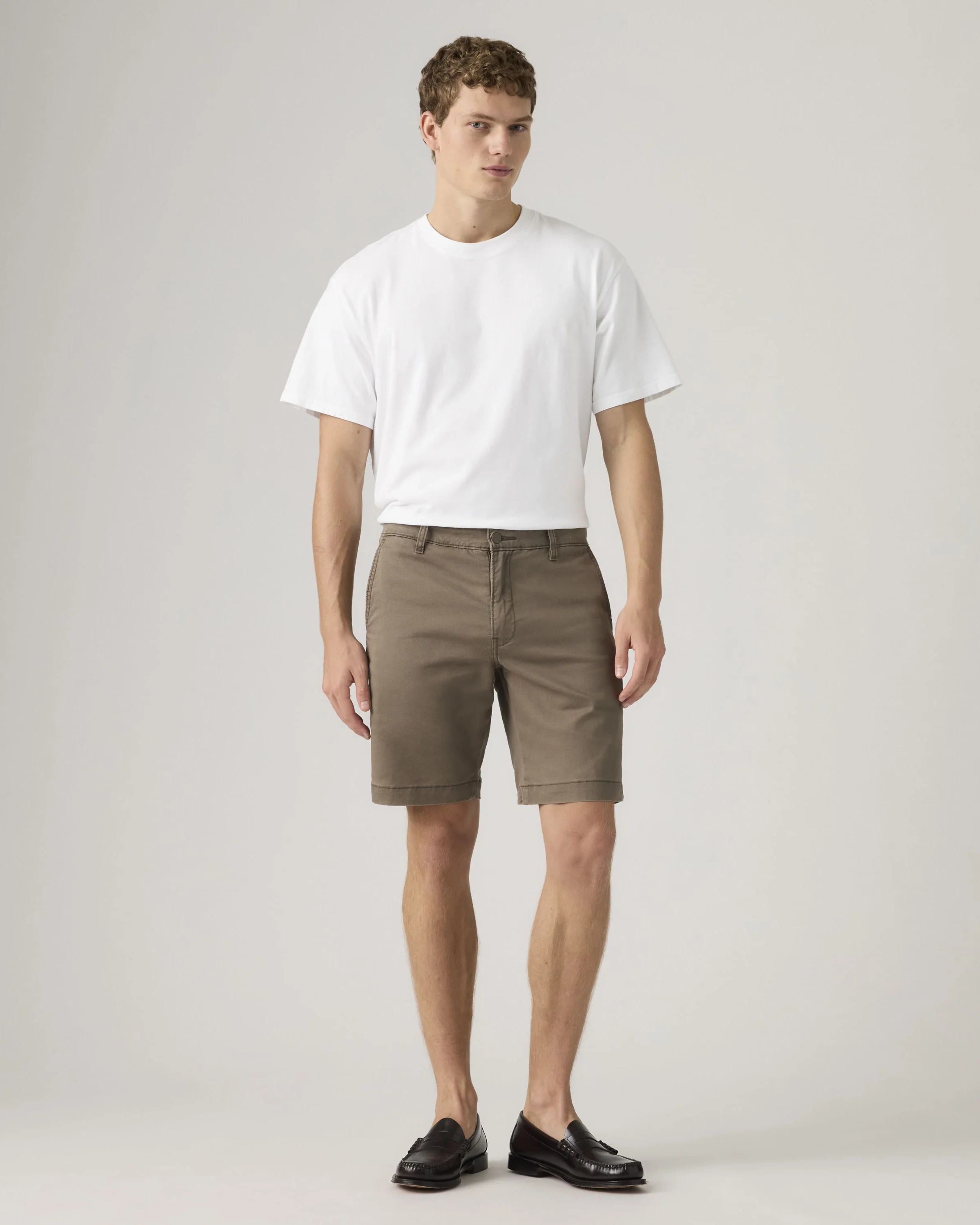 Levi's® XX Chino Shorts II - Maitake Brown Linen Blend - Image 4