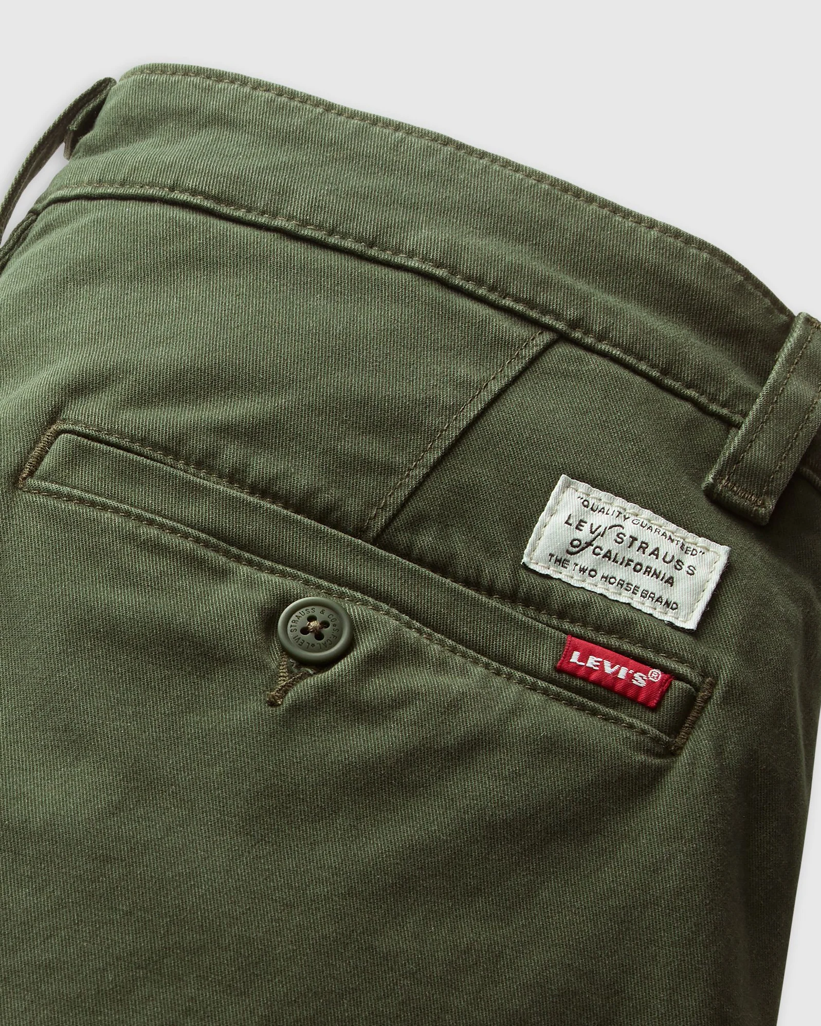 Levi's® XX Chino Standard II Regular Tapered Mens Chinos - Duffel Bag Shady GD - Image 2