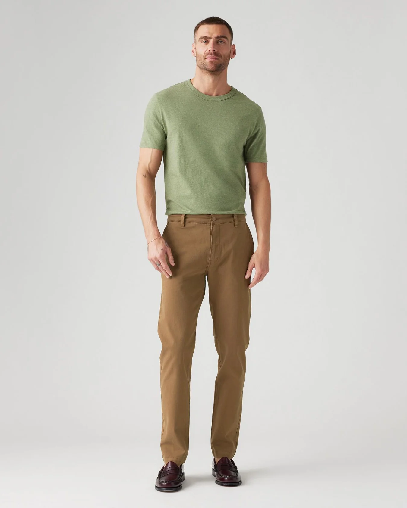 Levi's® XX Chino Standard II Regular Tapered Mens Chinos - Karla Brown Shady GD - Image 3