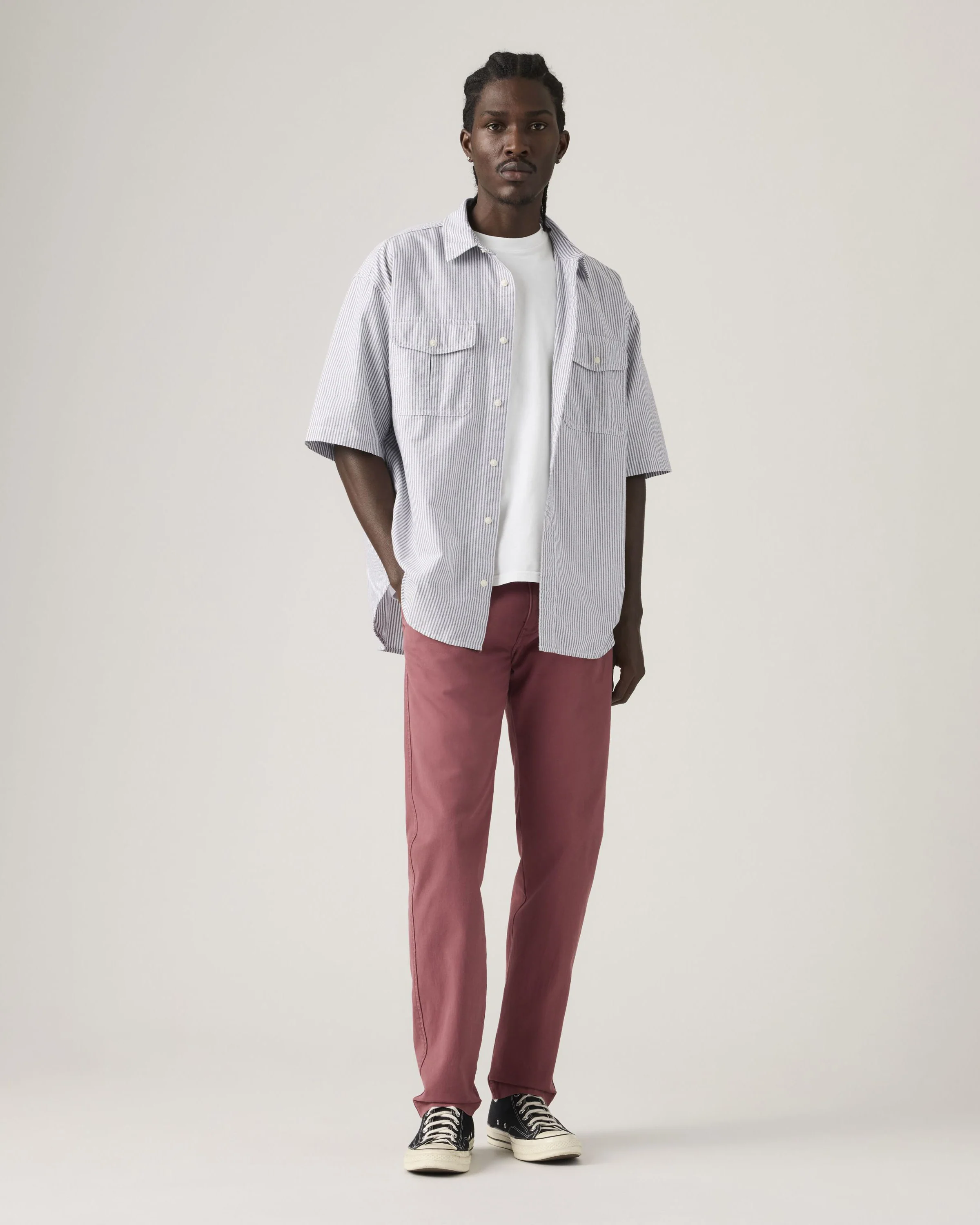 Levi's® XX Chino Standard II Regular Tapered Mens Chinos - Roan Rouge Shady GD - Image 4