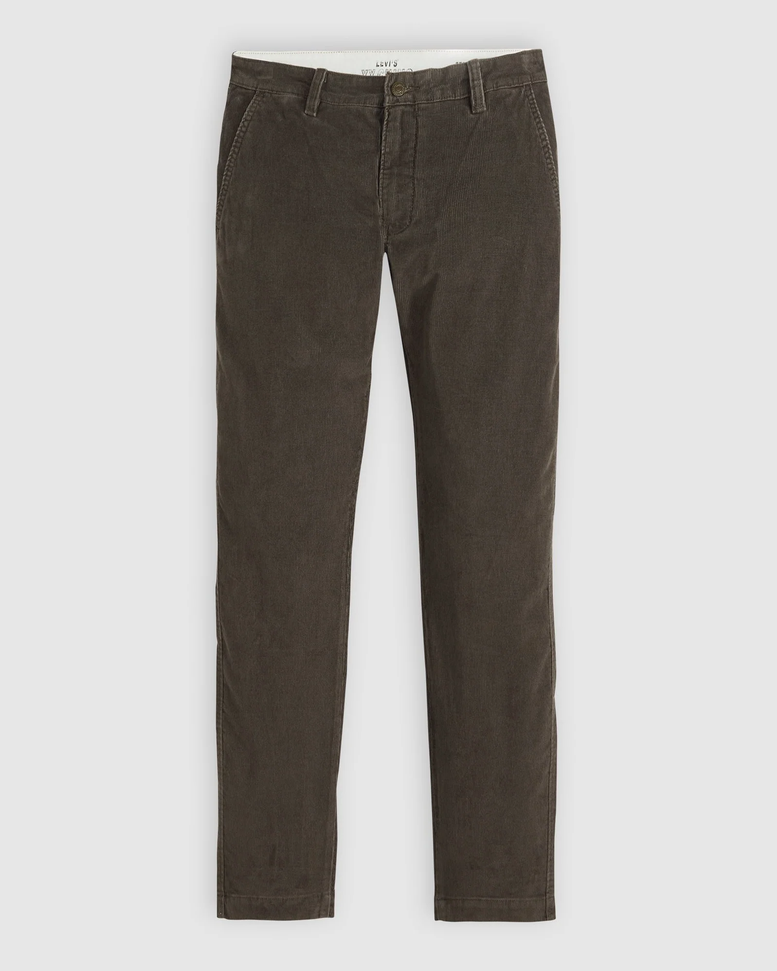 Levi's® XX Chino Standard II Regular Tapered Mens Cords - Black Olive - Image 8