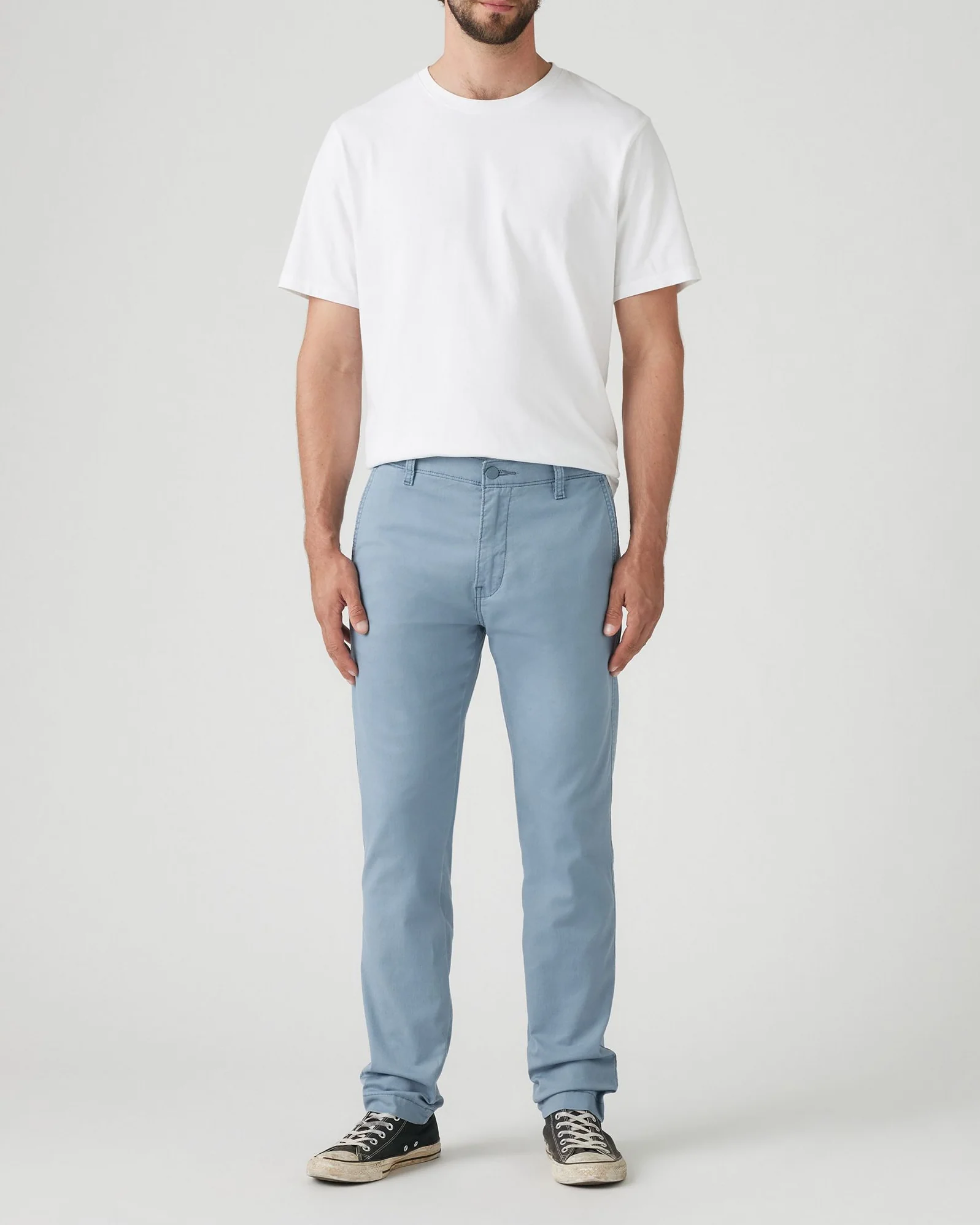 Levi's® XX Chino Standard II Regular Tapered Linen Blend Chinos - Steam Blue - Image 5