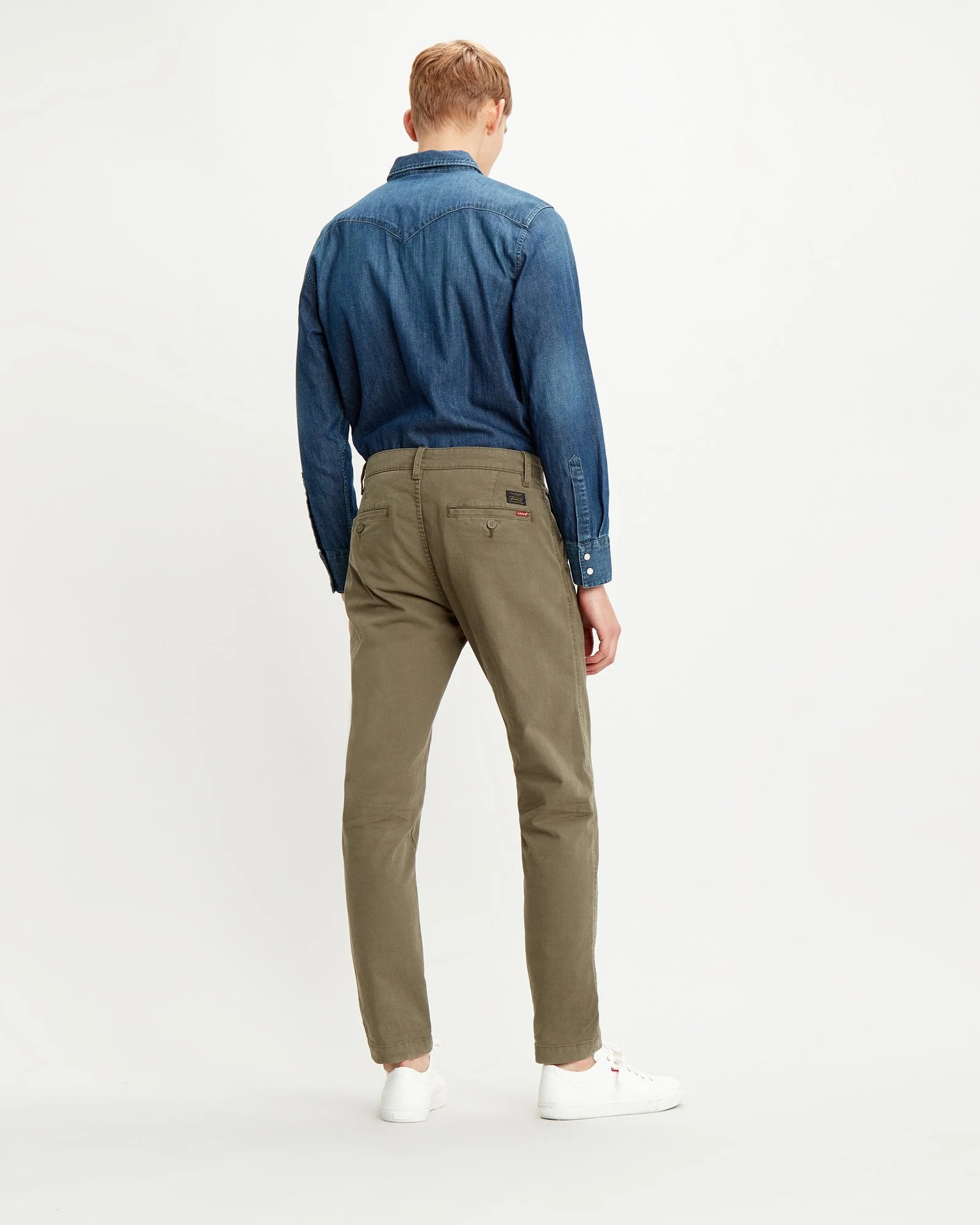 Levi's® XX Chino Standard II Regular Tapered Mens Chinos - Bunker Olive Shady - Image 5