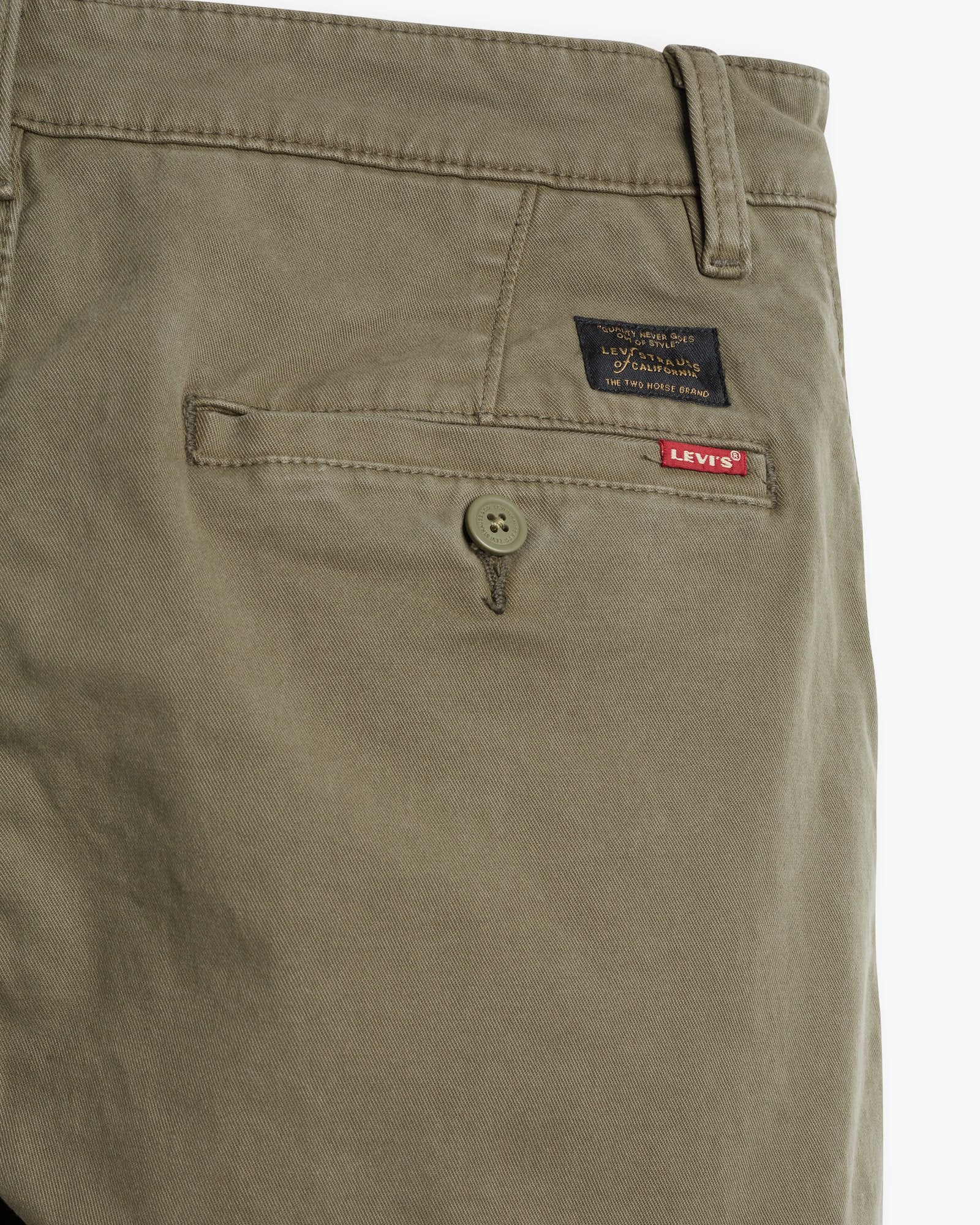 Levi's® XX Chino Standard II Regular Tapered Mens Chinos - Bunker Olive Shady - Image 7