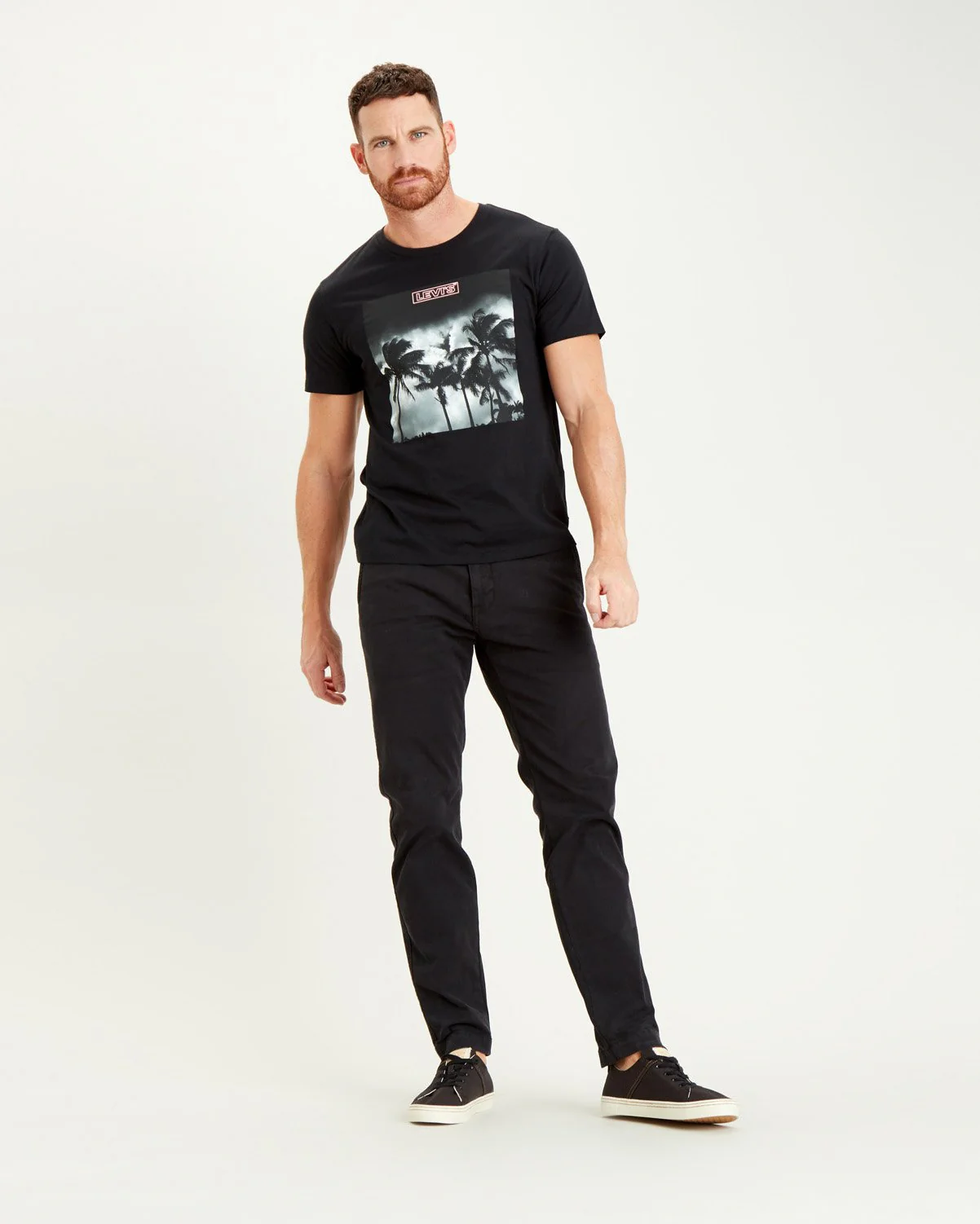 Levi's® XX Chino Standard II Regular Tapered Mens Chinos - Mineral Black Shady - Image 3