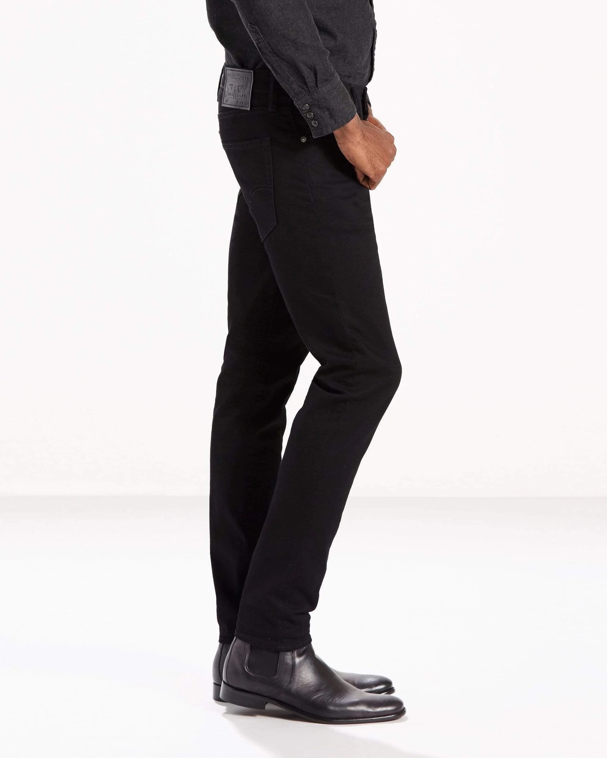 Levi's® 512 Slim Tapered Mens Jeans - Nightshine Black - Image 4