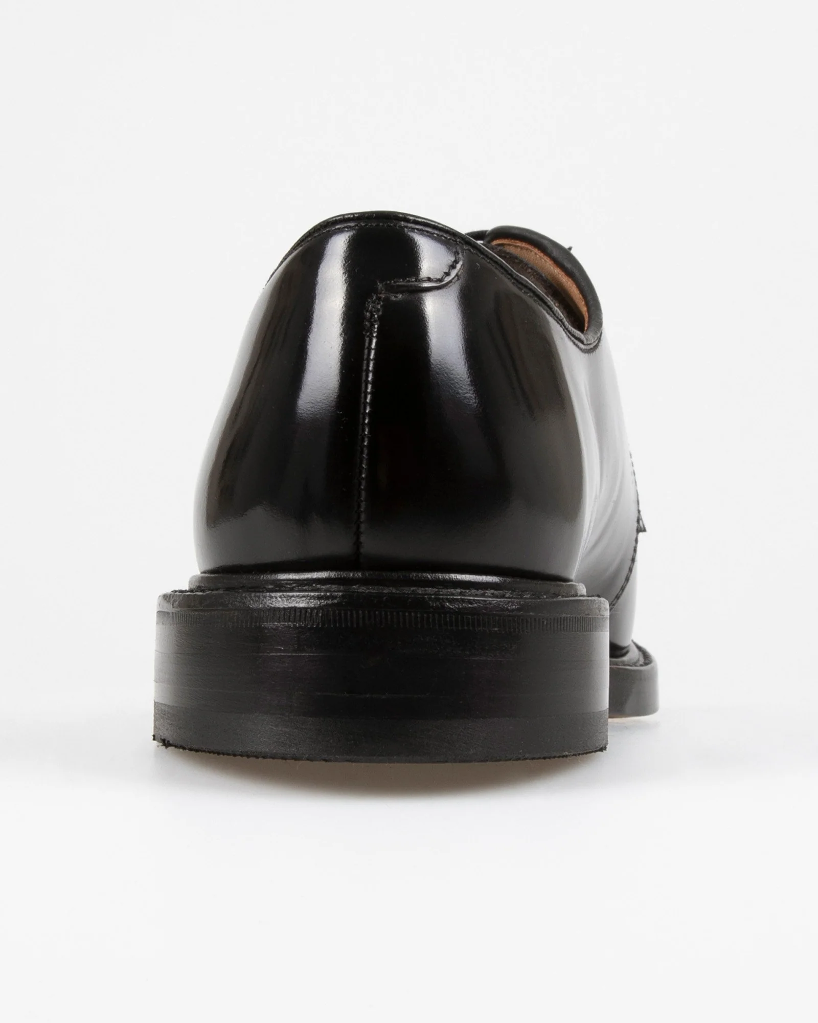 Loake Professional 771B Polished Plain Derby Shoe - Black - Image 4